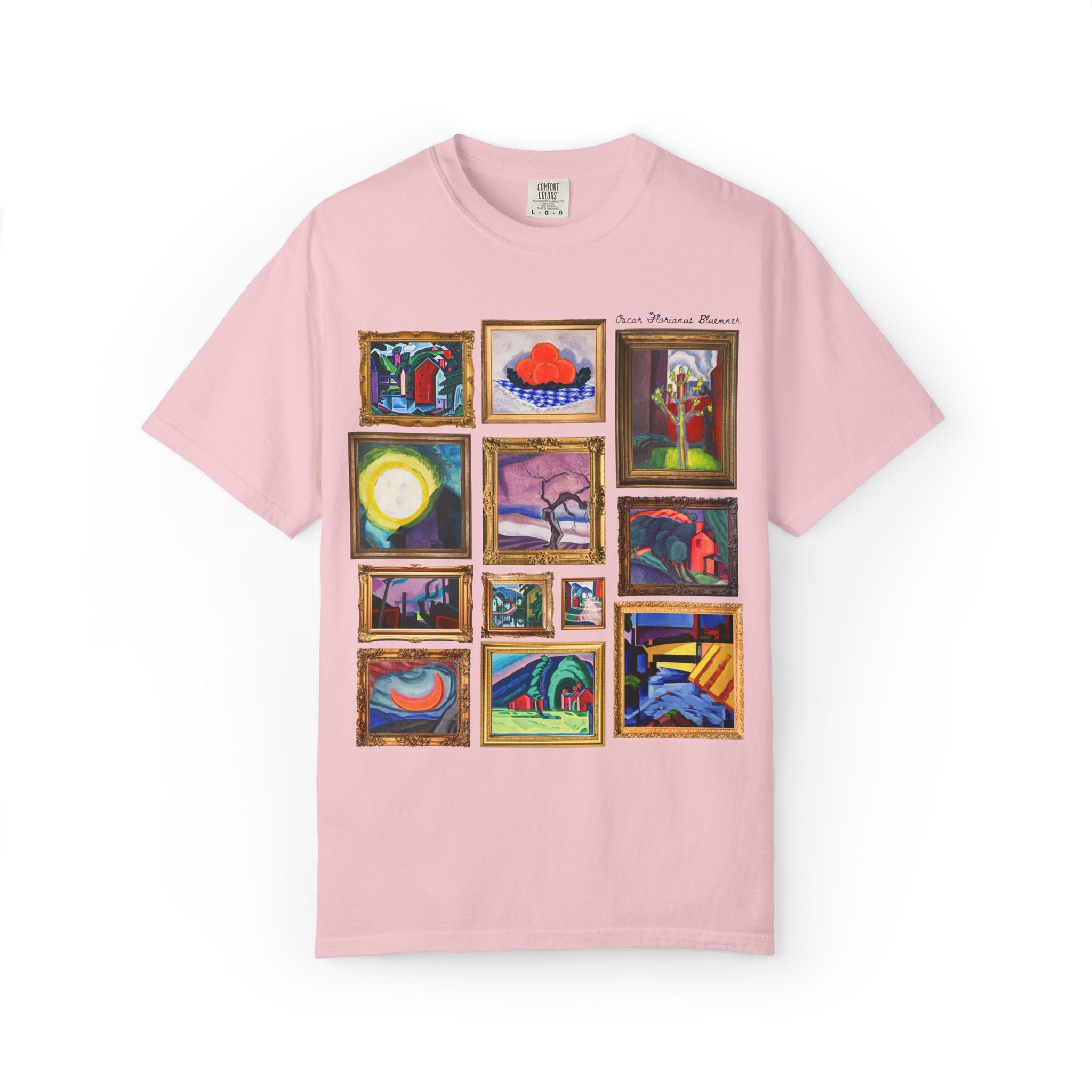 Oscar Bluemner Art History Tee Shirt: Famous Paintings, Early 1900s Art History, American Modernist Painter, Colorful Museum Lover Gift - Opal and June