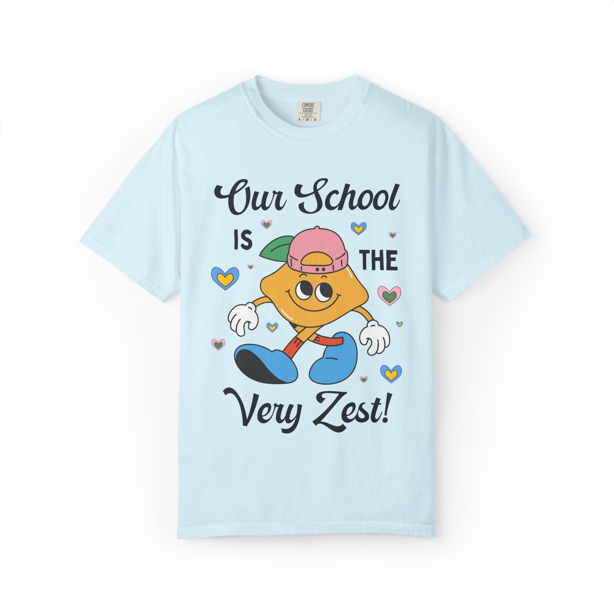 Our School is The Very Zest: Matching Teacher T-Shirt for Meet the Teacher Night or Back to School - Opal and June
