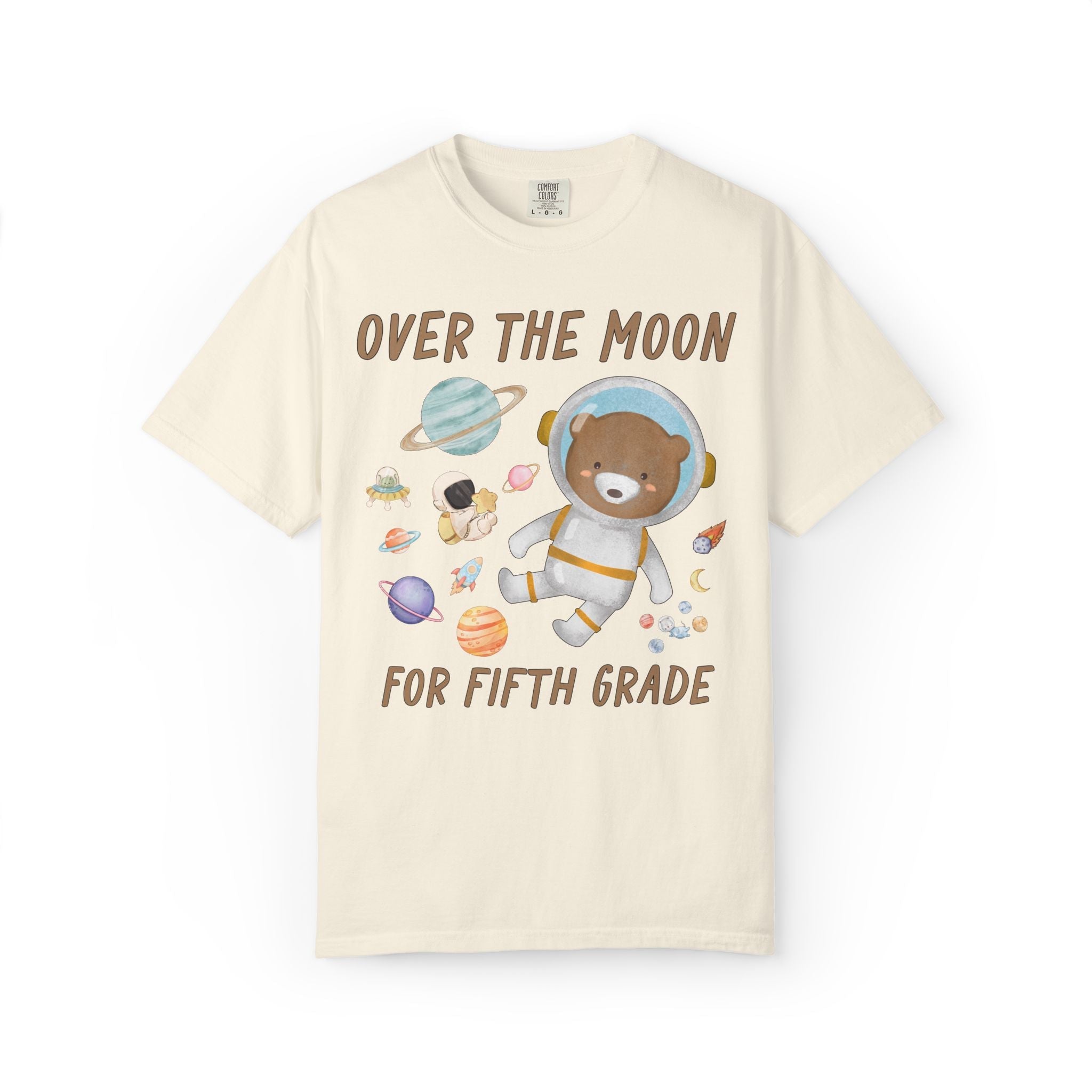 Over the Moon for Fifth Grade Tee - Opal and June