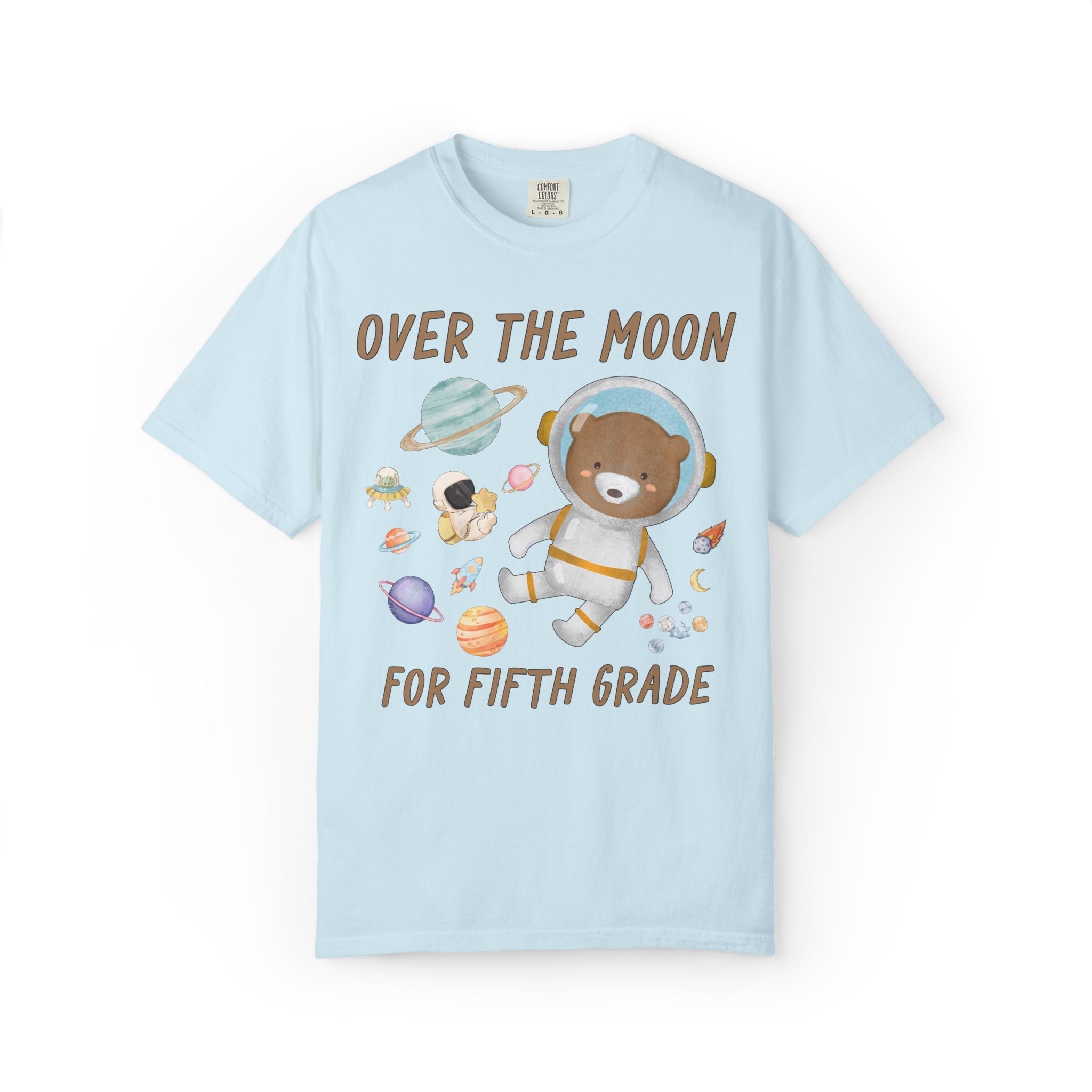 Over the Moon for Fifth Grade Tee - Opal and June