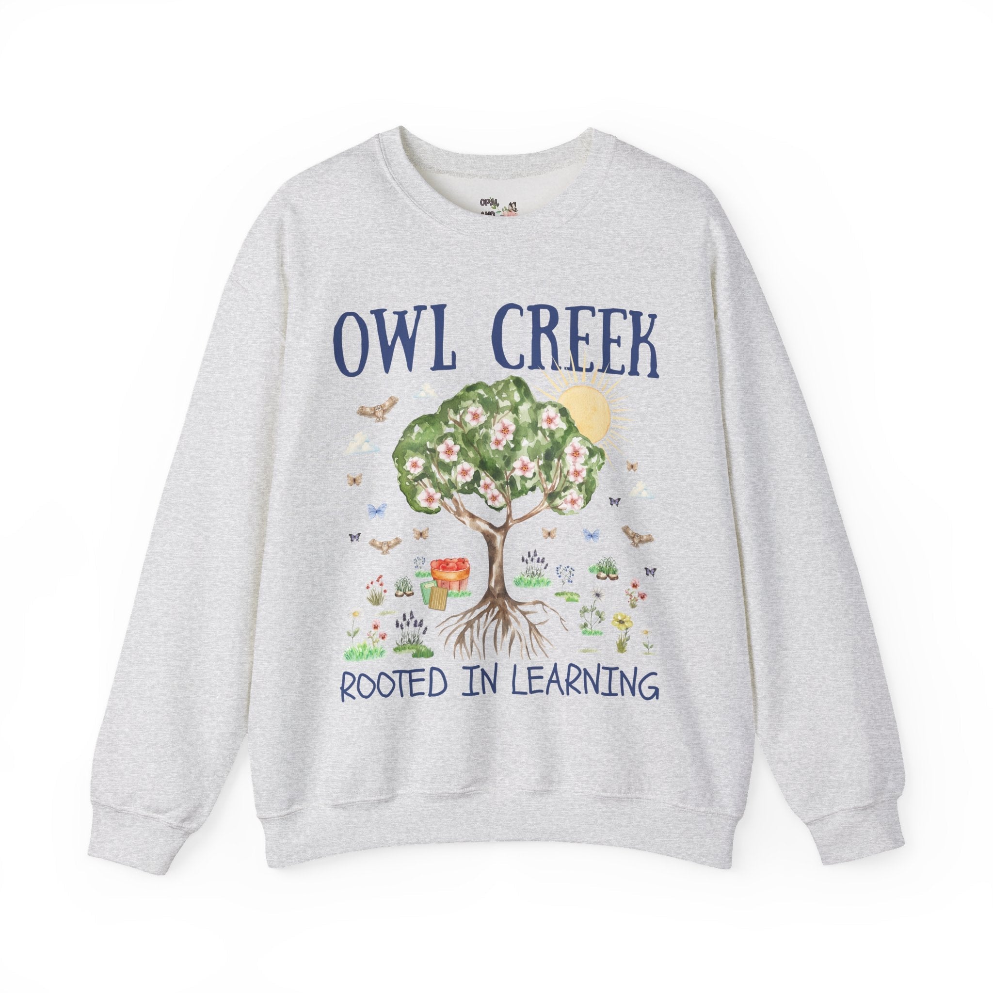 Owl Creek Elementary School Sweatshirt: Rooted in Learning - Opal and June