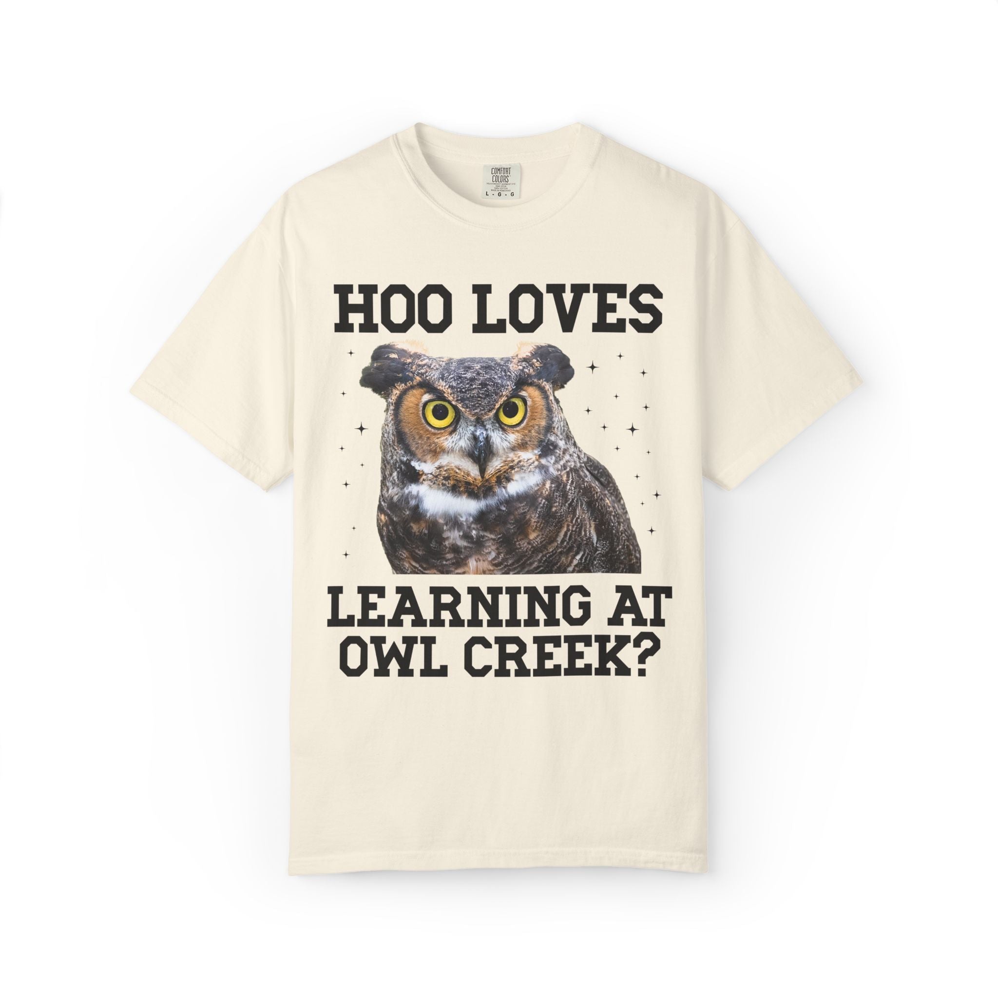 Owl Creek Elementary School Tee Shirt: Hoo Loves Learning at Owl Creek? - Opal and June