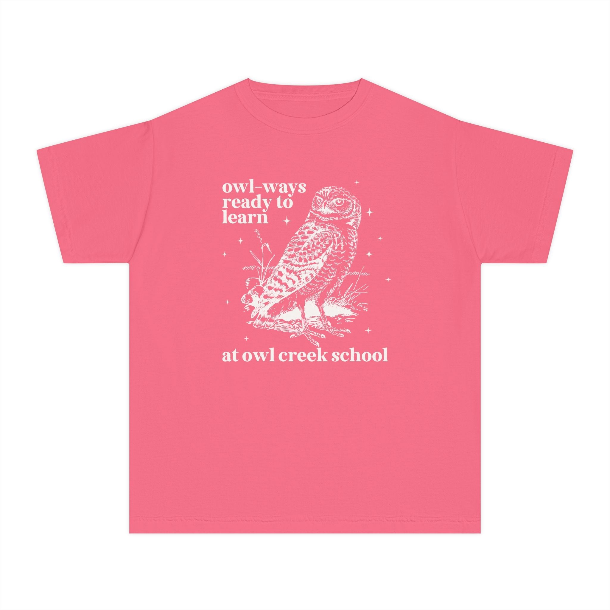 Owl Creek Kids Tee Shirt: Owl - Ways Ready to Learn - Opal and June