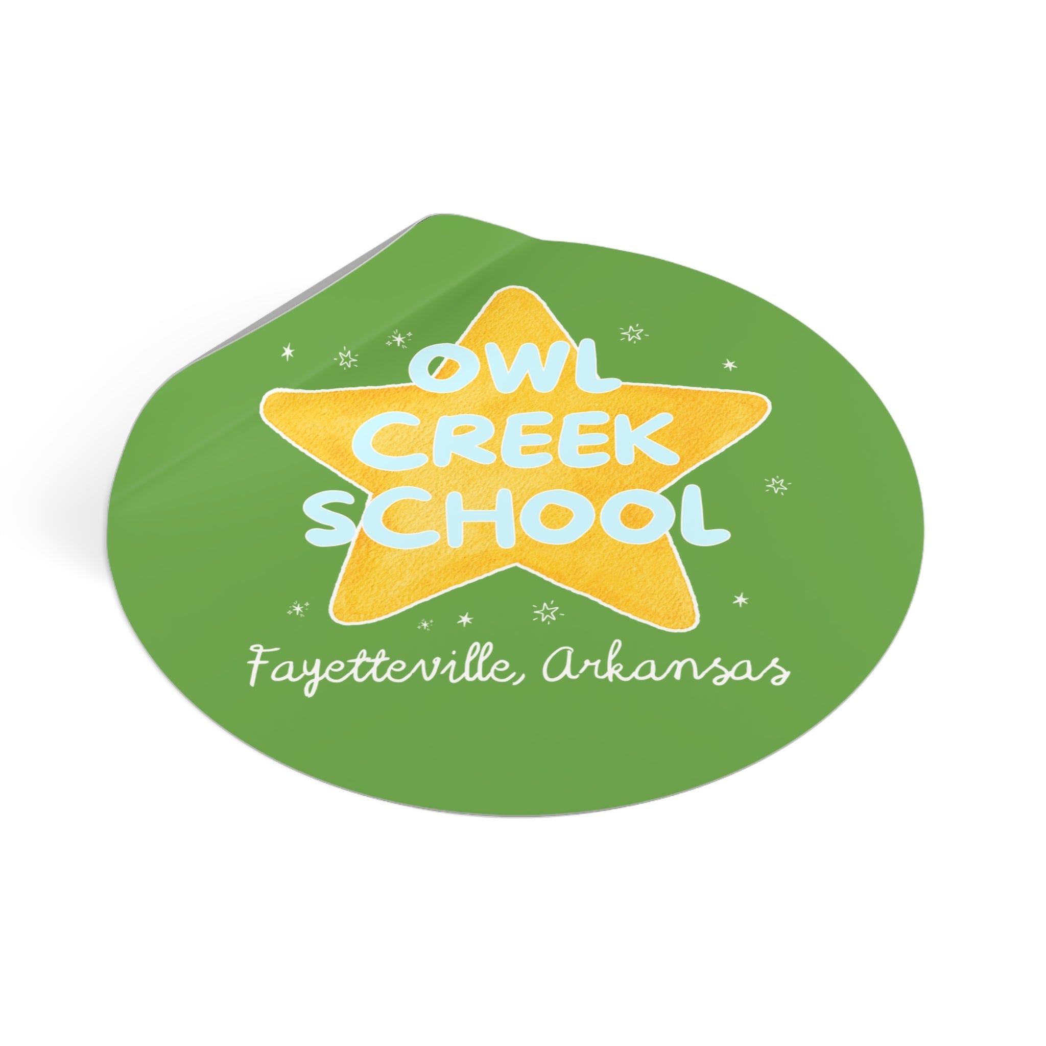 Owl Creek Sticker: Retro Star - Opal and June