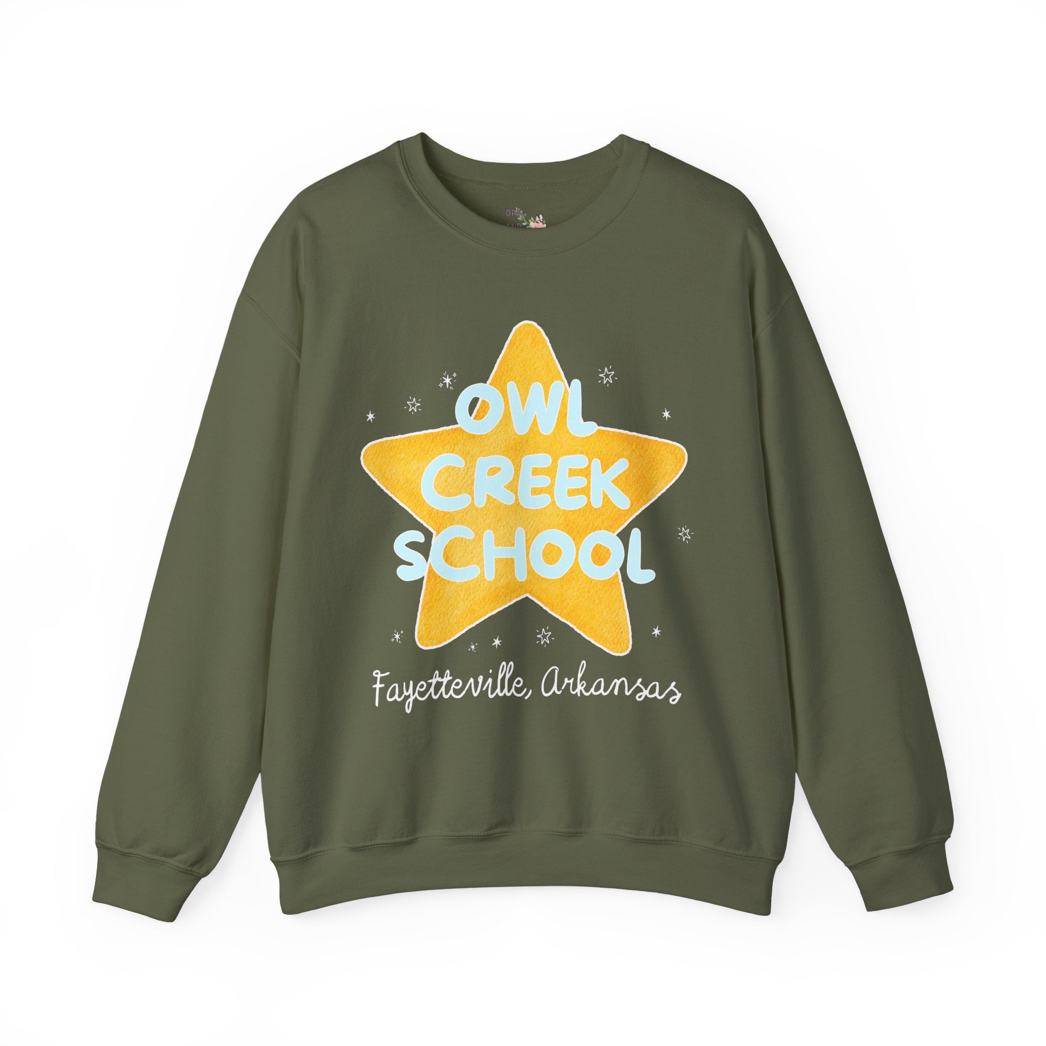 Owl Creek Sweatshirt: Retro Star - Opal and June