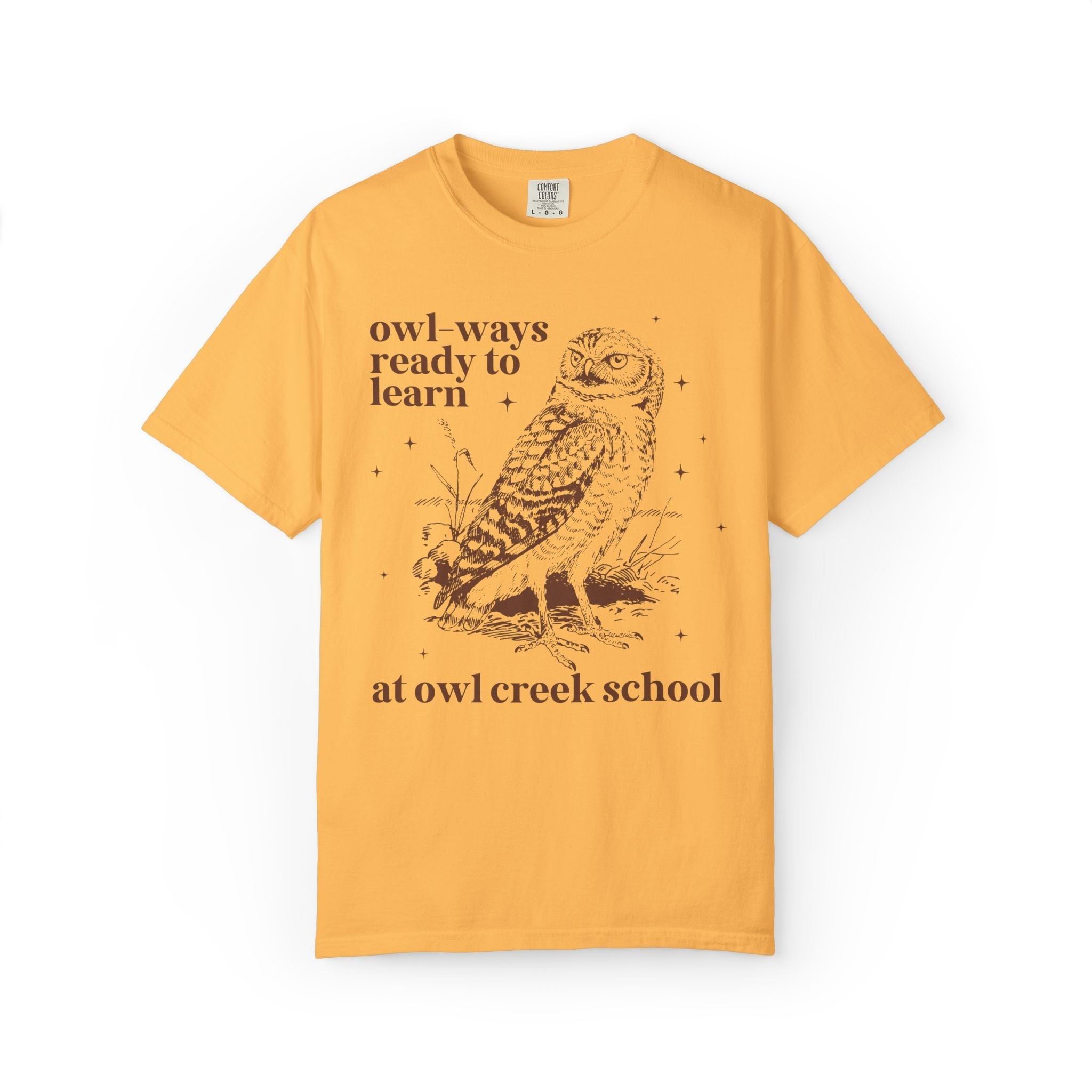 Owl Creek Tee Shirt: Owl - Ways Ready to Learn - Opal and June