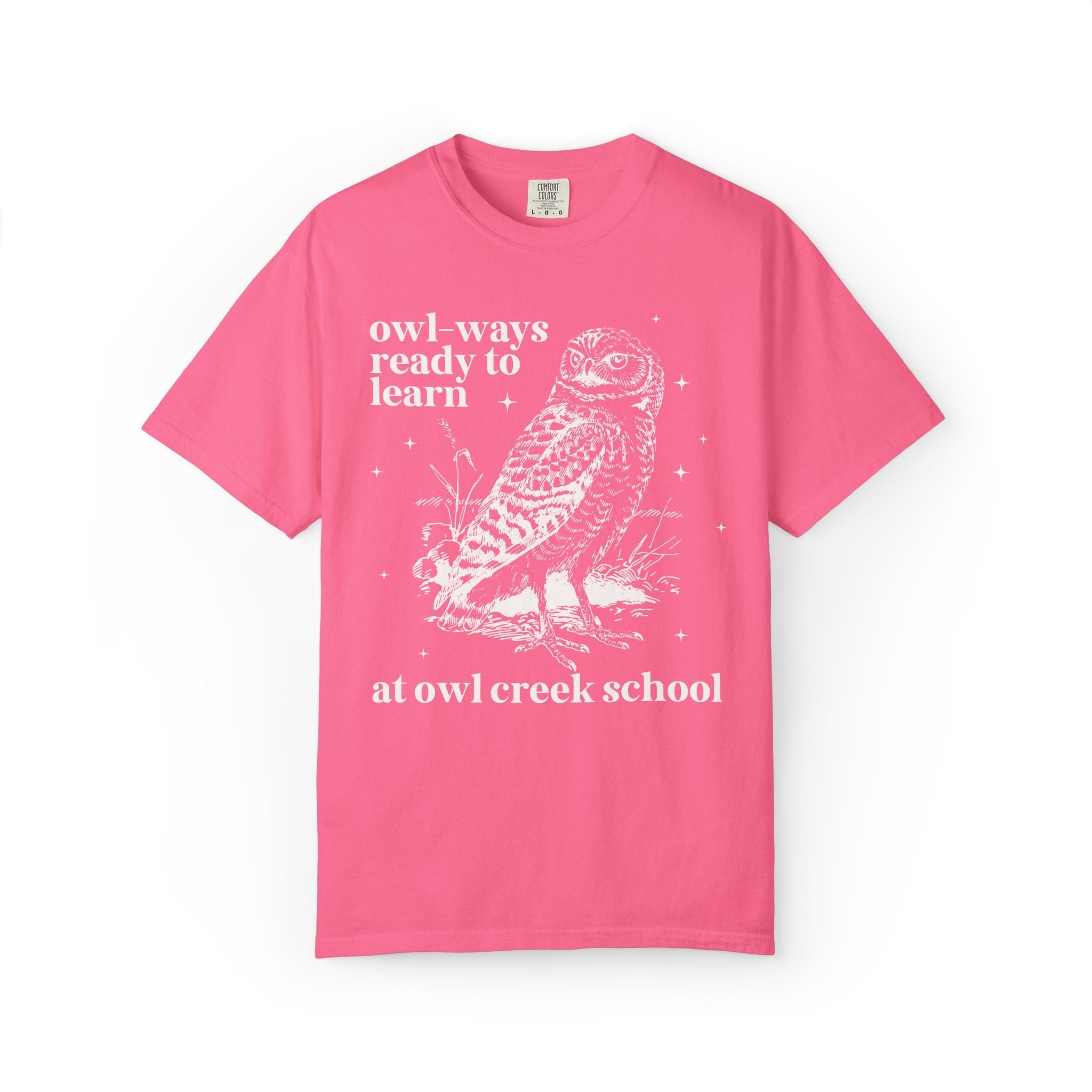 Owl Creek Tee Shirt: Owl - Ways Ready to Learn - Opal and June