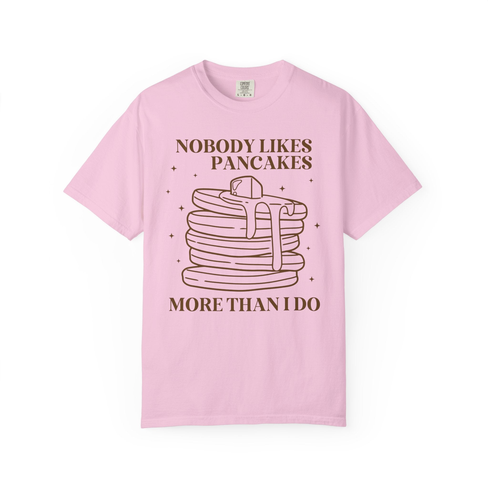 Pancake Lover Tee Shirt for Food Lover Who Loves Pancakes, Cute Brinner Tee for Mom, Silly Weirdcore Dreamcore Breakfast Shirt with Stars - Opal and June
