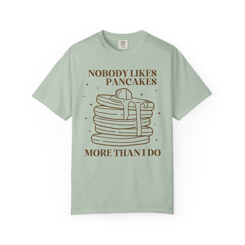 Pancake Lover Tee Shirt for Food Lover Who Loves Pancakes, Cute Brinner Tee for Mom, Silly Weirdcore Dreamcore Breakfast Shirt with Stars - Opal and June