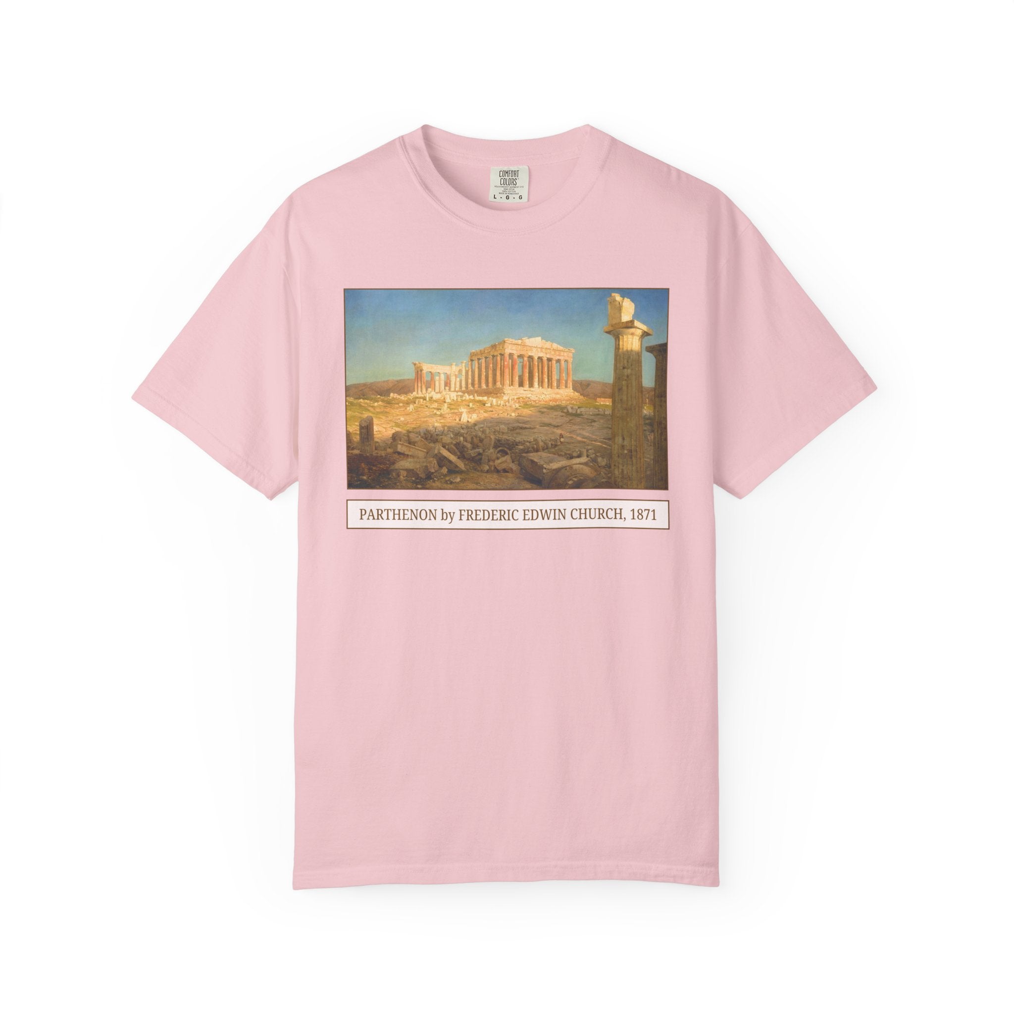 Parthenon by Frederic Edwin Church, 19th Century Painting, Greek History, Ancient World History Teacher Gift, Art History Lover Present - Opal and June