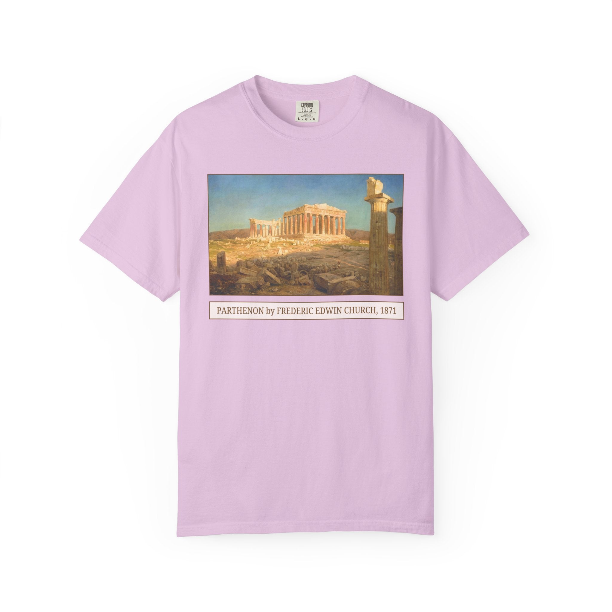 Parthenon by Frederic Edwin Church, 19th Century Painting, Greek History, Ancient World History Teacher Gift, Art History Lover Present - Opal and June