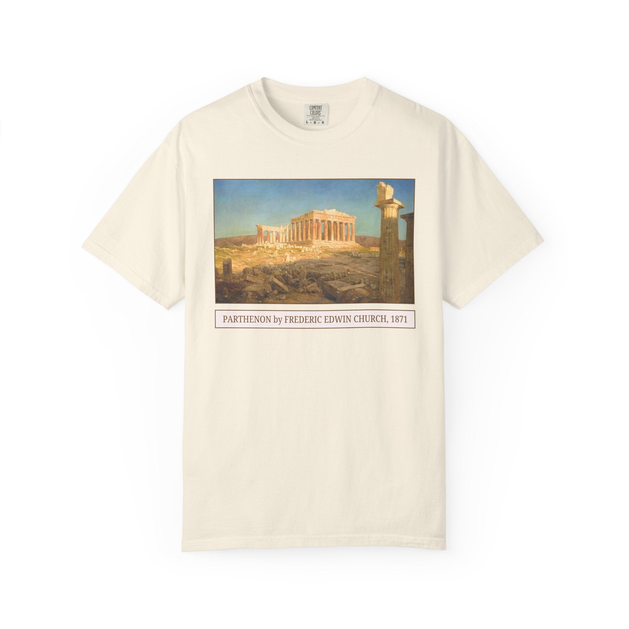 Parthenon by Frederic Edwin Church, 19th Century Painting, Greek History, Ancient World History Teacher Gift, Art History Lover Present - Opal and June