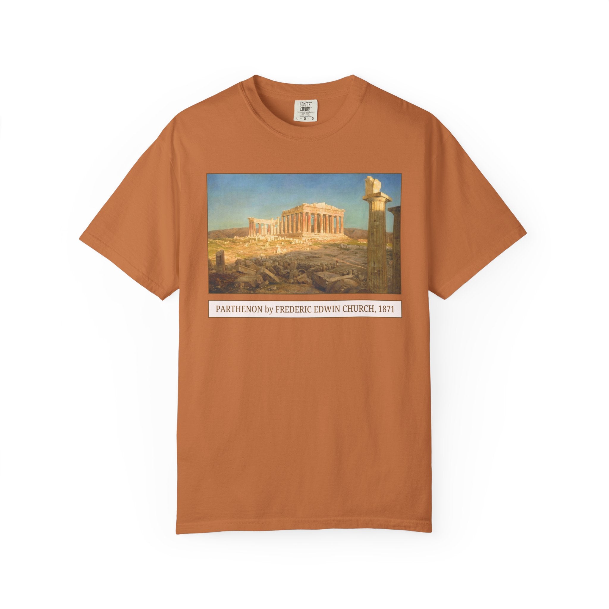 Parthenon by Frederic Edwin Church, 19th Century Painting, Greek History, Ancient World History Teacher Gift, Art History Lover Present - Opal and June