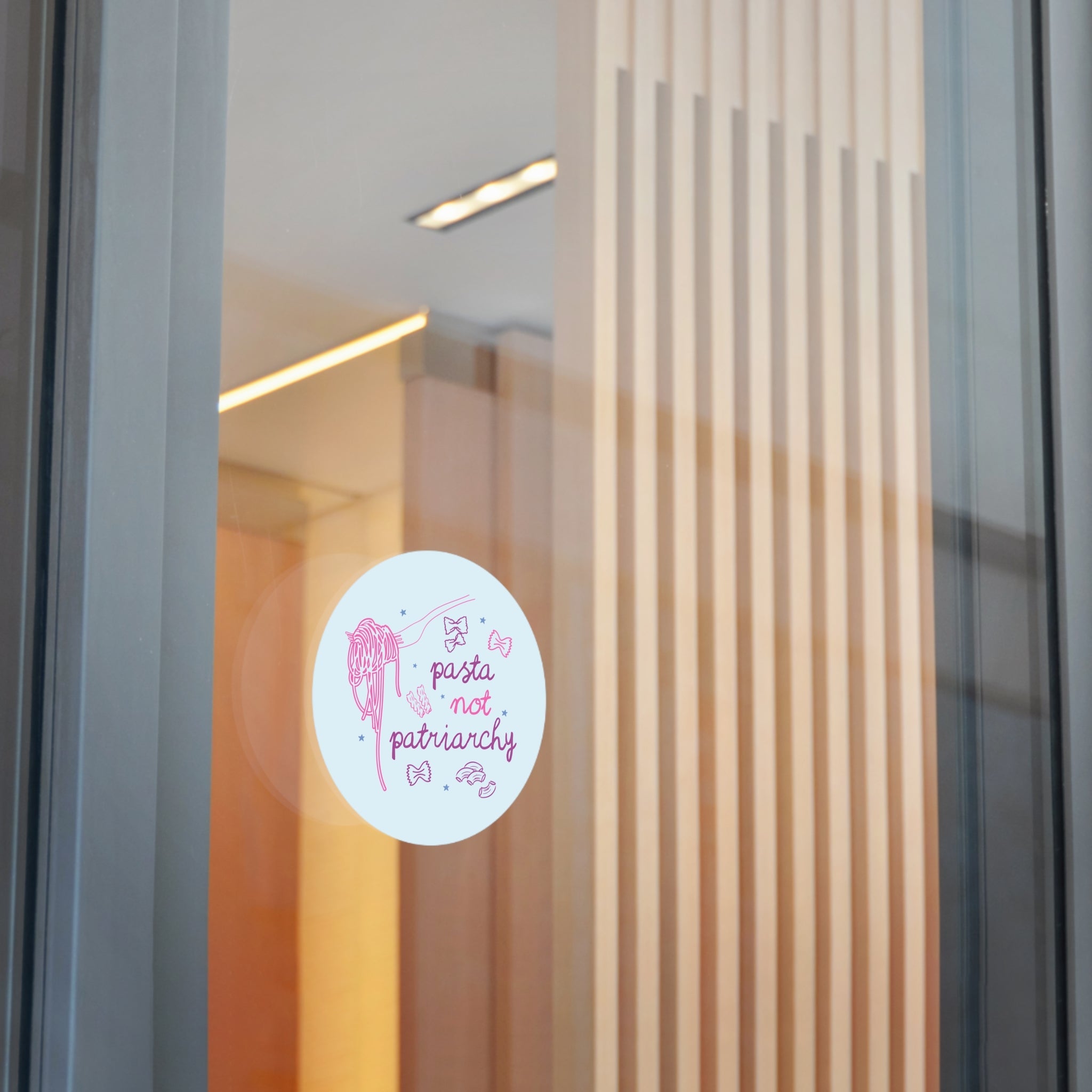 Pasta Not Patriarchy Sticker - Opal and June