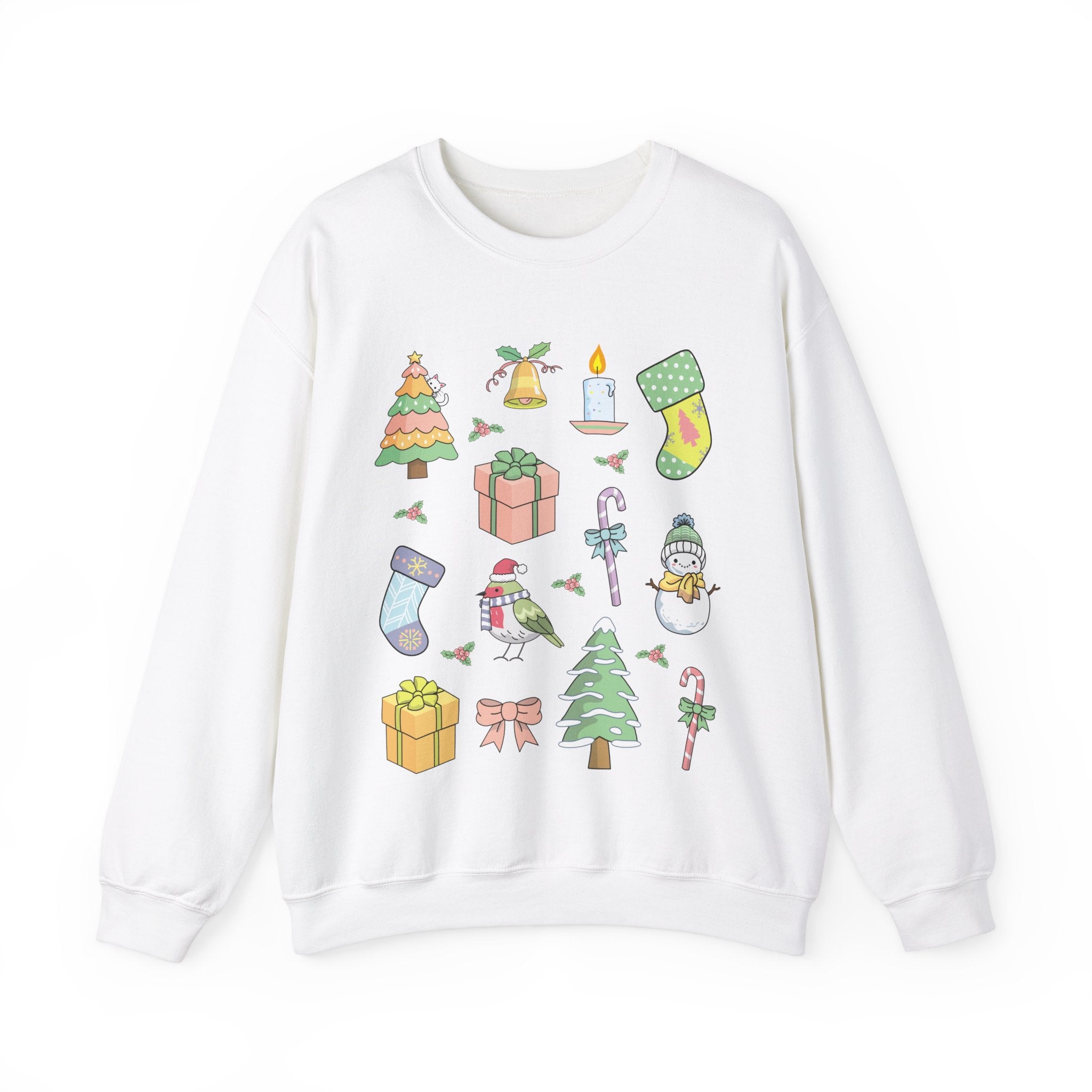 Pastel Christmas Sweatshirt - Opal and June