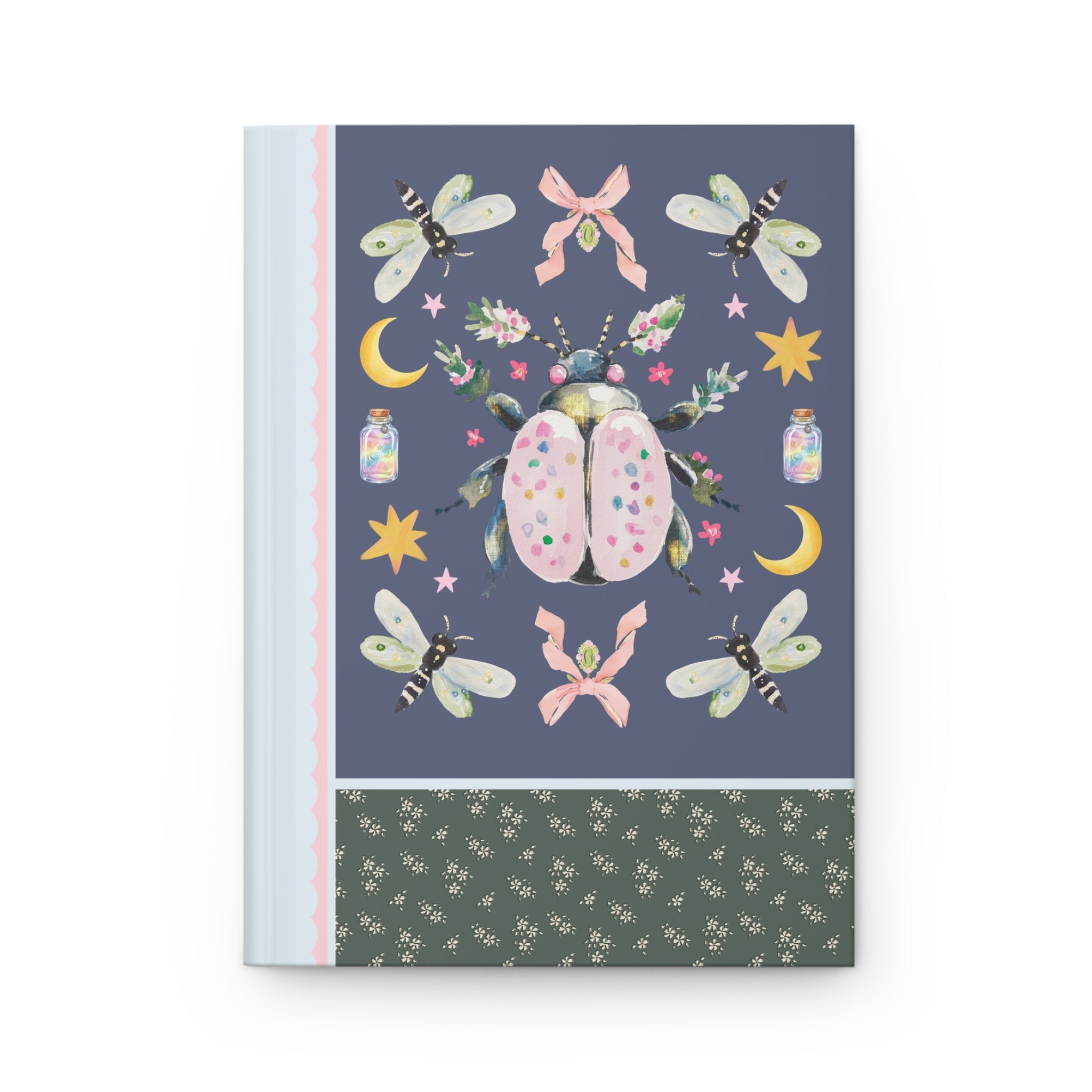 Pastel Ladybug Spellbook Notebook - Opal and June