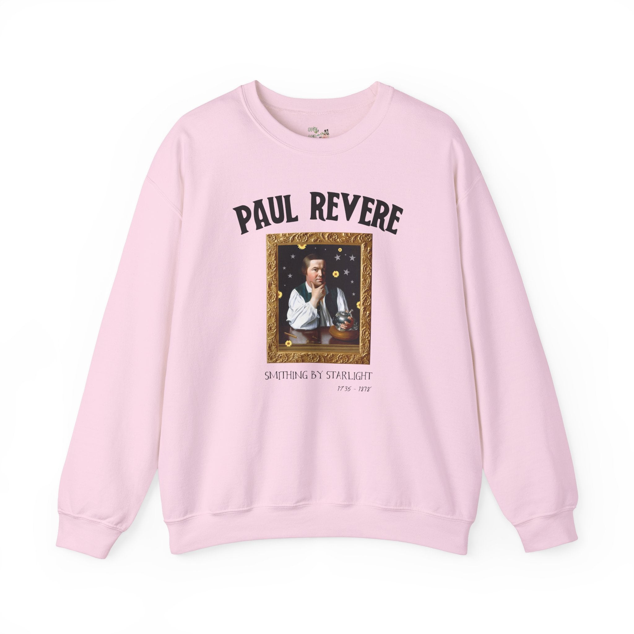 Paul Revere American History Sweatshirt for History Buff or Social Studies Teacher, Funny 18th Century Art History Shirt, Early US History - Opal and June