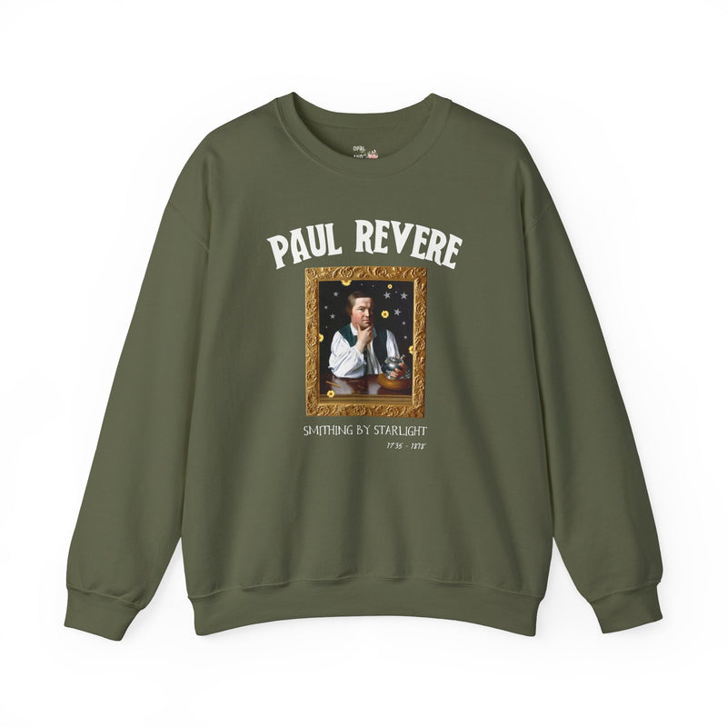 Paul Revere American History Sweatshirt for History Buff or Social Studies Teacher, Funny 18th Century Art History Shirt, Early US History - Opal and June