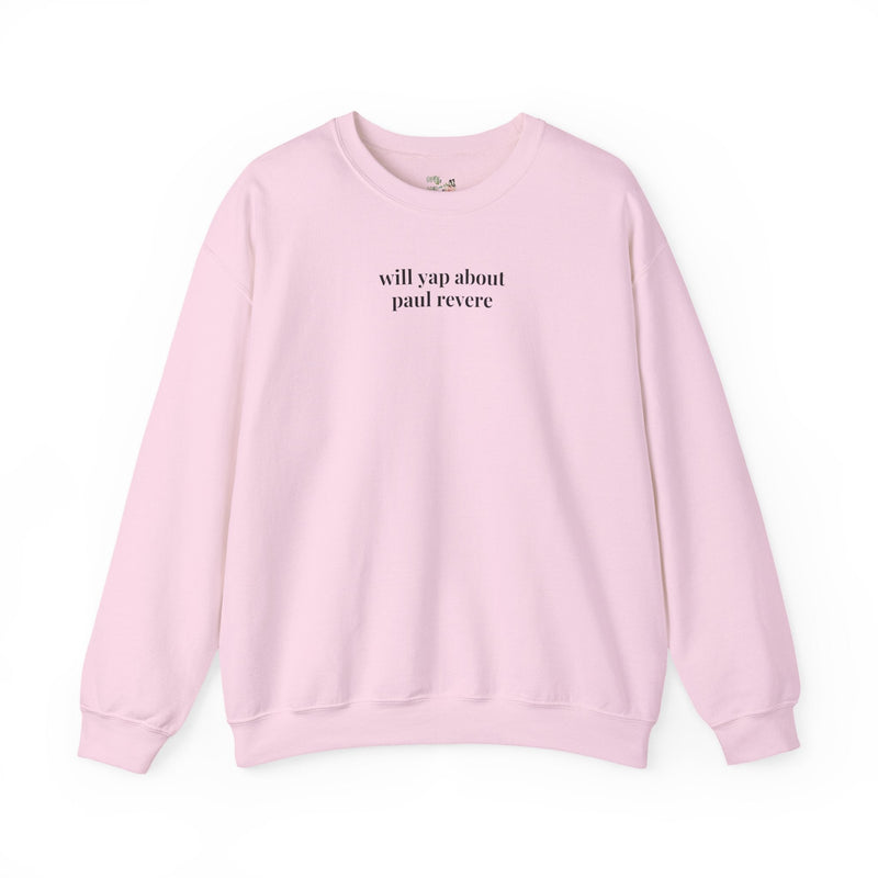 Paul Revere American History Sweatshirt, History Buff, Social Studies Teacher, Funny Saying 18th Century Historian Shirt, Early US History - Opal and June