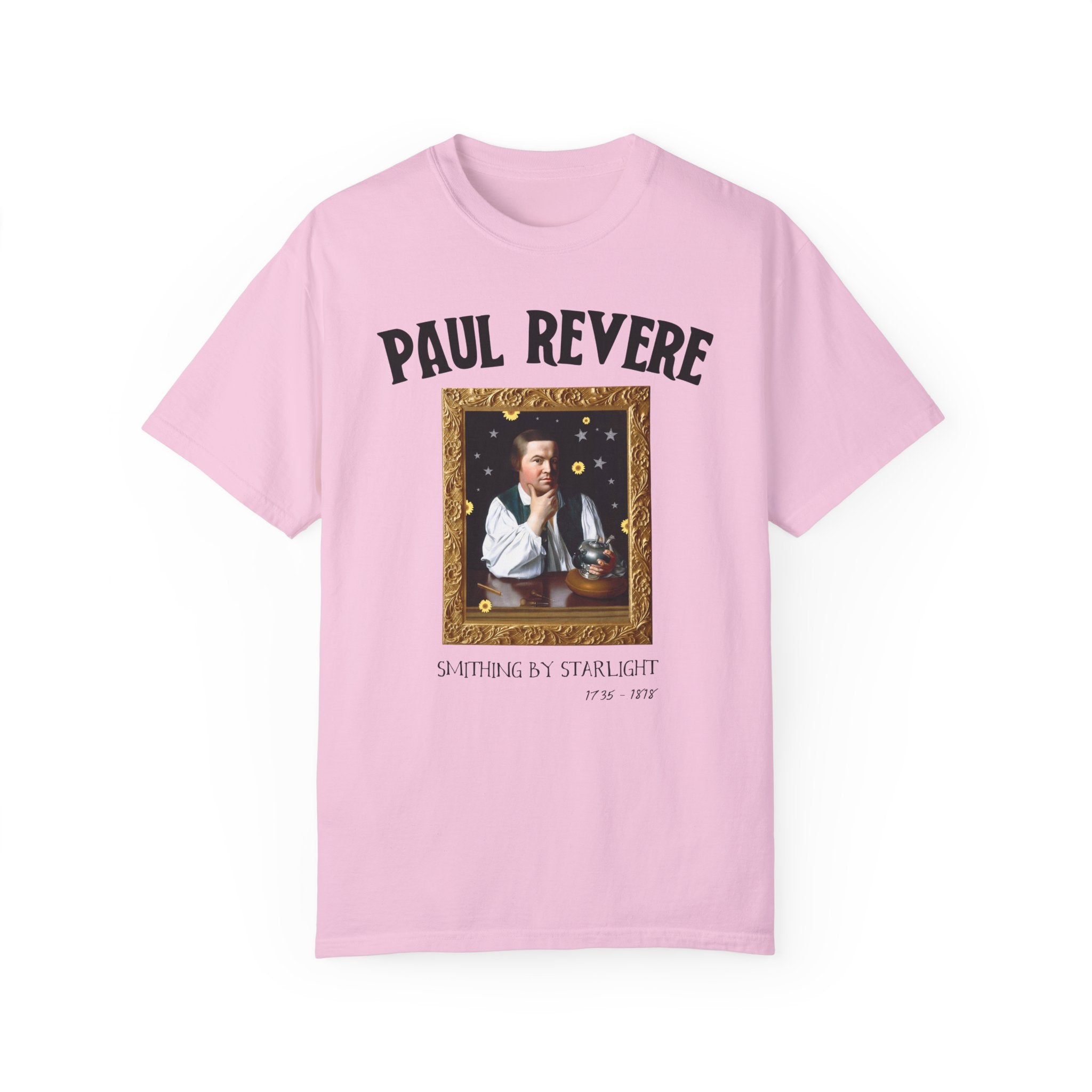 Paul Revere American History T-Shirt for History Buff or Social Studies Teacher, Funny 18th Century Art History Tee Shirt, Early US History - Opal and June