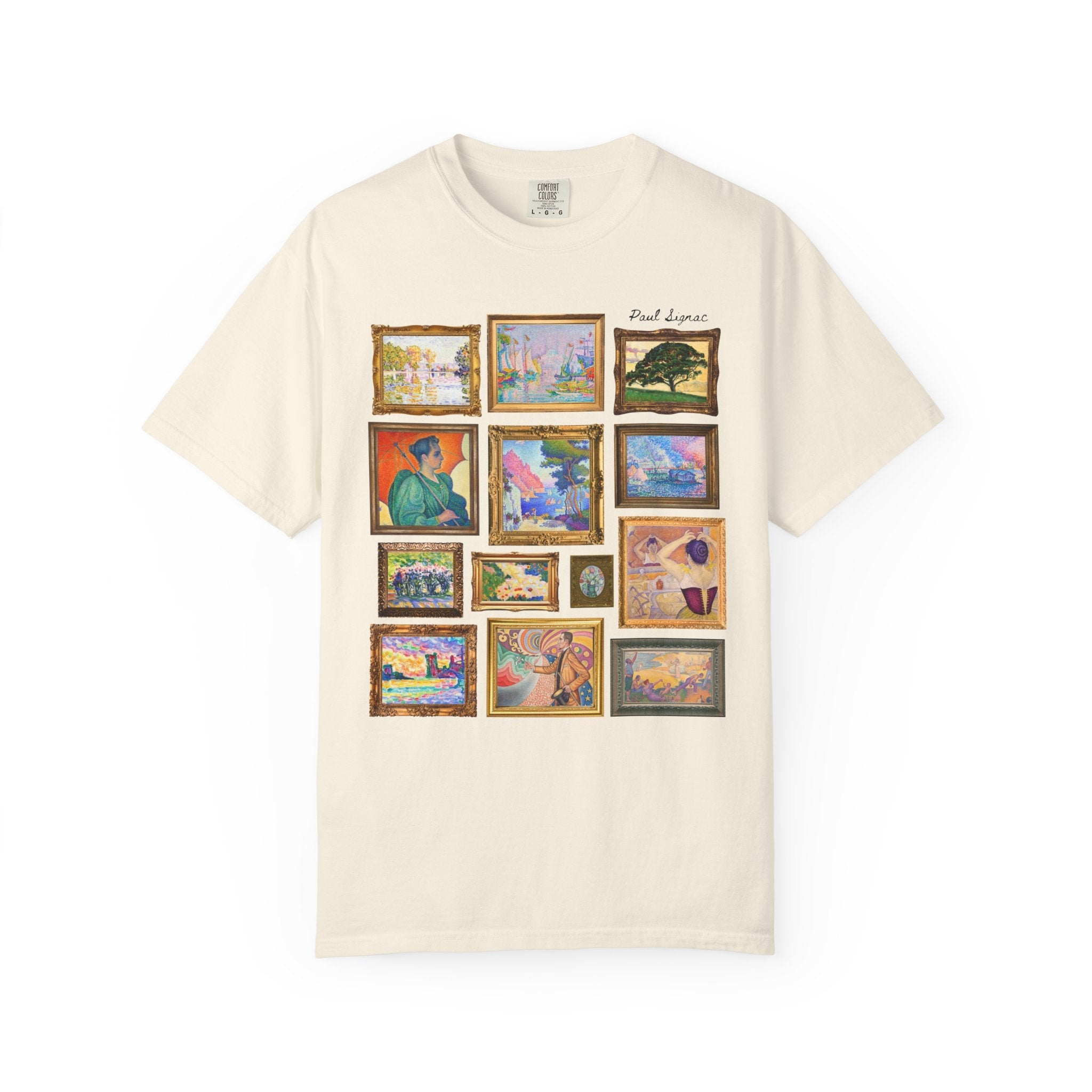 Paul Signac French Art History Tee Shirt - Opal and June