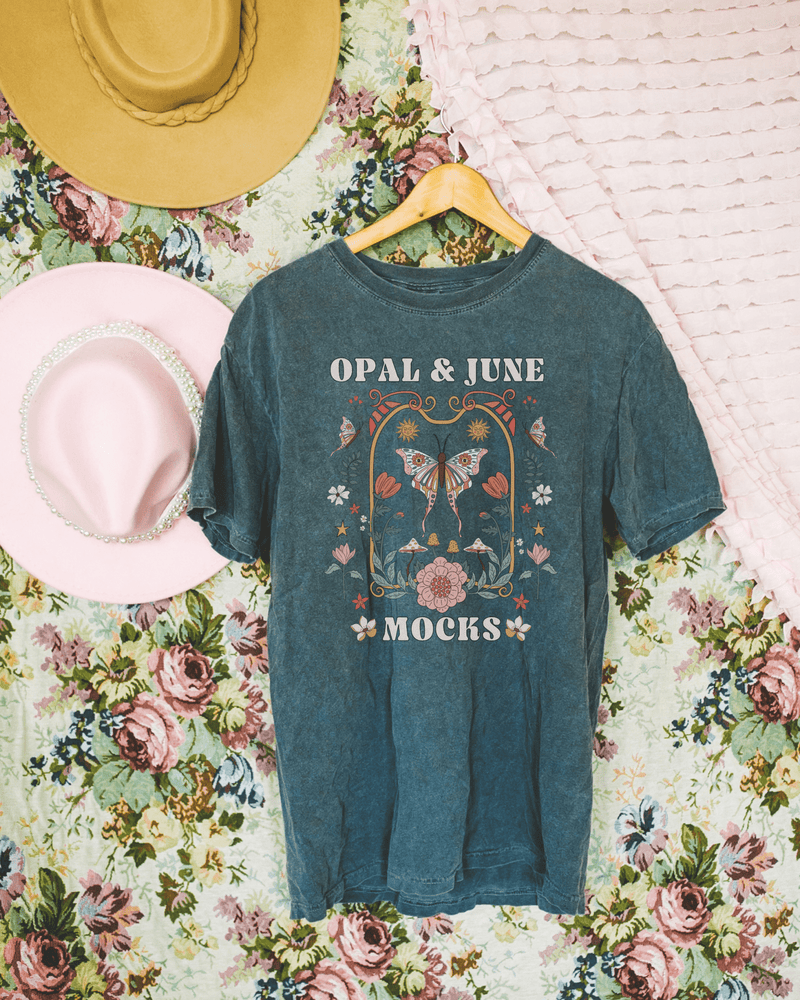 Pepper Shirt Mockup | Floral Western Aesthetic - Opal and June