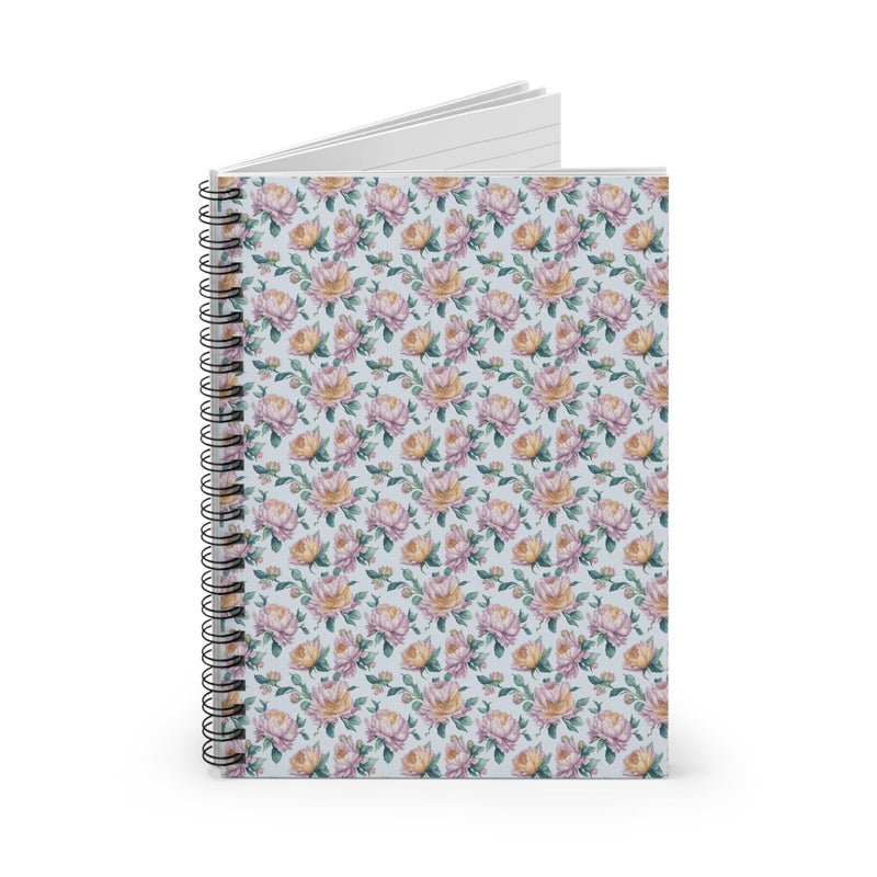 Peppy and Colorful Flower Notebook for Teen Who Loves Flowers and Journaling - Opal and June