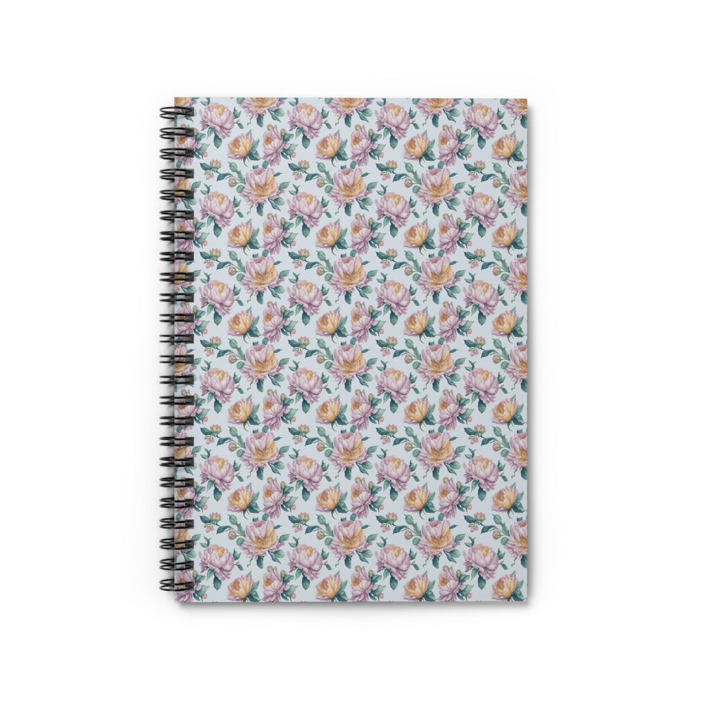 Peppy and Colorful Flower Notebook for Teen Who Loves Flowers and Journaling - Opal and June