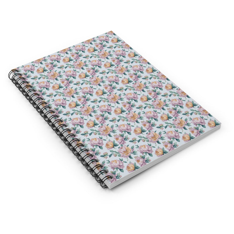 Peppy and Colorful Flower Notebook for Teen Who Loves Flowers and Journaling - Opal and June