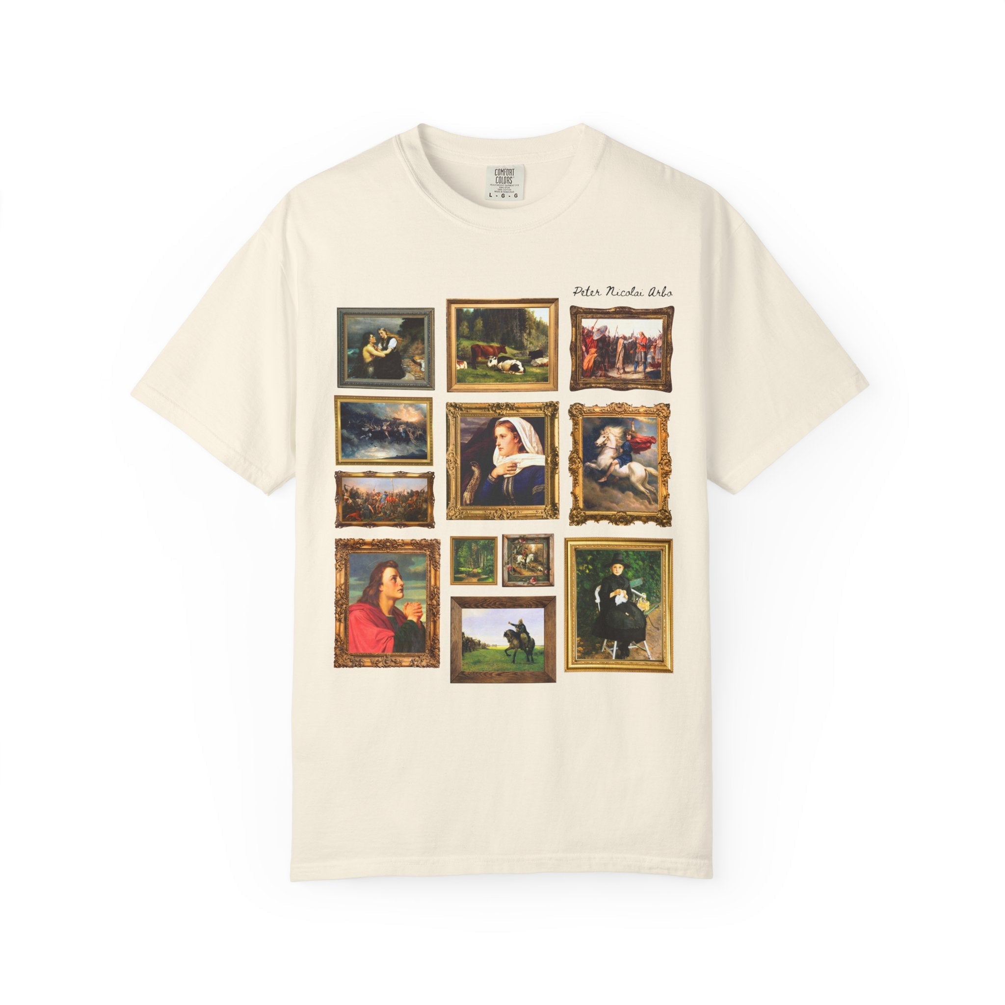 Peter Nicolai Arbo Art History Tee Shirt: Norwegian Art Historian Present, Famous Paintings, Norse Mythology Humanities Professor T-Shirt - Opal and June