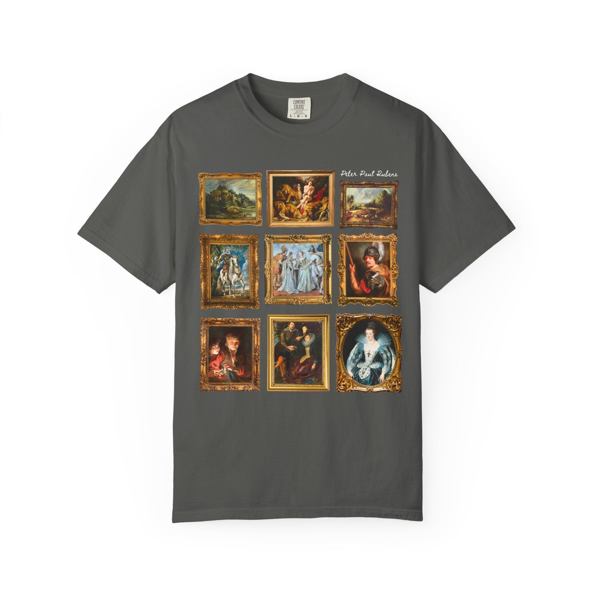 Peter Paul Rubens Art History Tee Shirt: Famous 17th Century Paintings, Flemish Baroque Art Movement, European Art History, Comfort Colors - Opal and June
