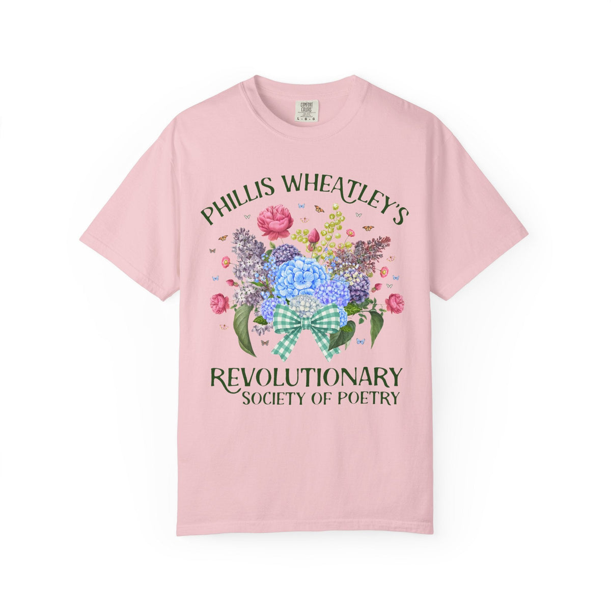 Phillis Wheatley's Revolutionary Society of Poetry | 18th Century Poetry Lover T-Shirt, American History, Black History, Bookish Women's History Tee - Opal and June