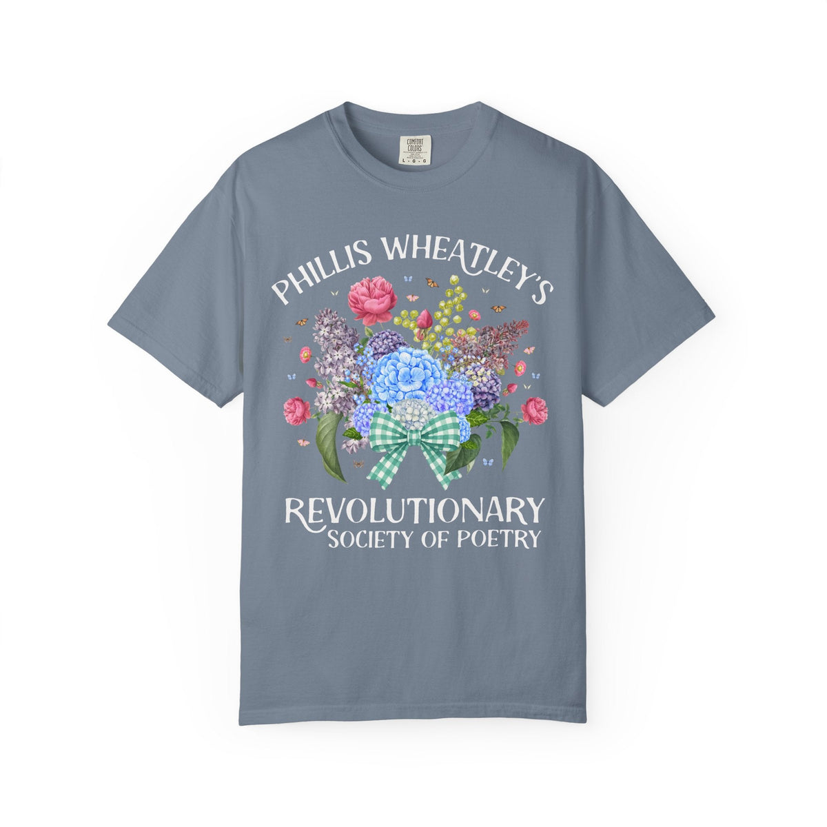Phillis Wheatley's Revolutionary Society of Poetry | 18th Century Poetry Lover T-Shirt, American History, Black History, Bookish Women's History Tee - Opal and June