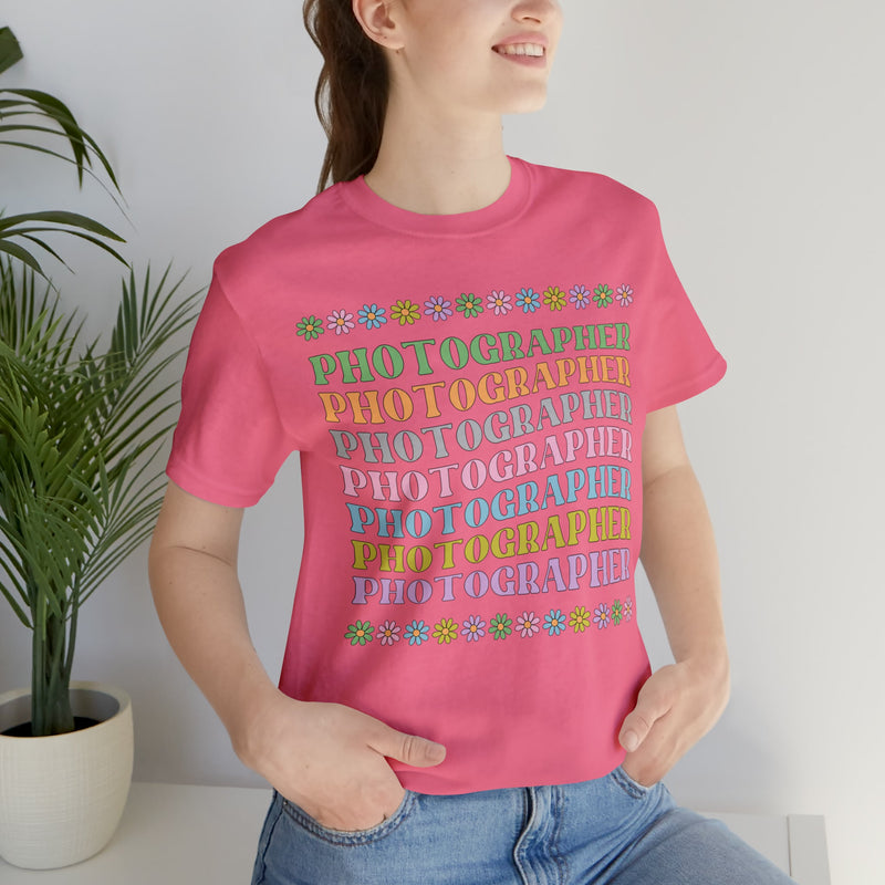 Photographer Tee Shirt for Her: Cute Gift for Wedding Photographer - Opal and June