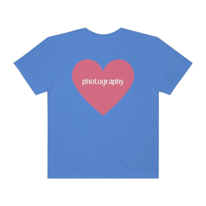 Photography Shirt with Cute Pink Heart - Opal and June