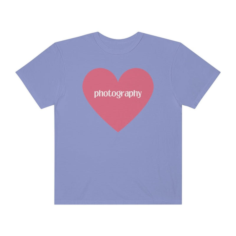 Photography Shirt with Cute Pink Heart - Opal and June