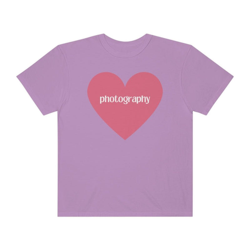 Photography Shirt with Cute Pink Heart - Opal and June