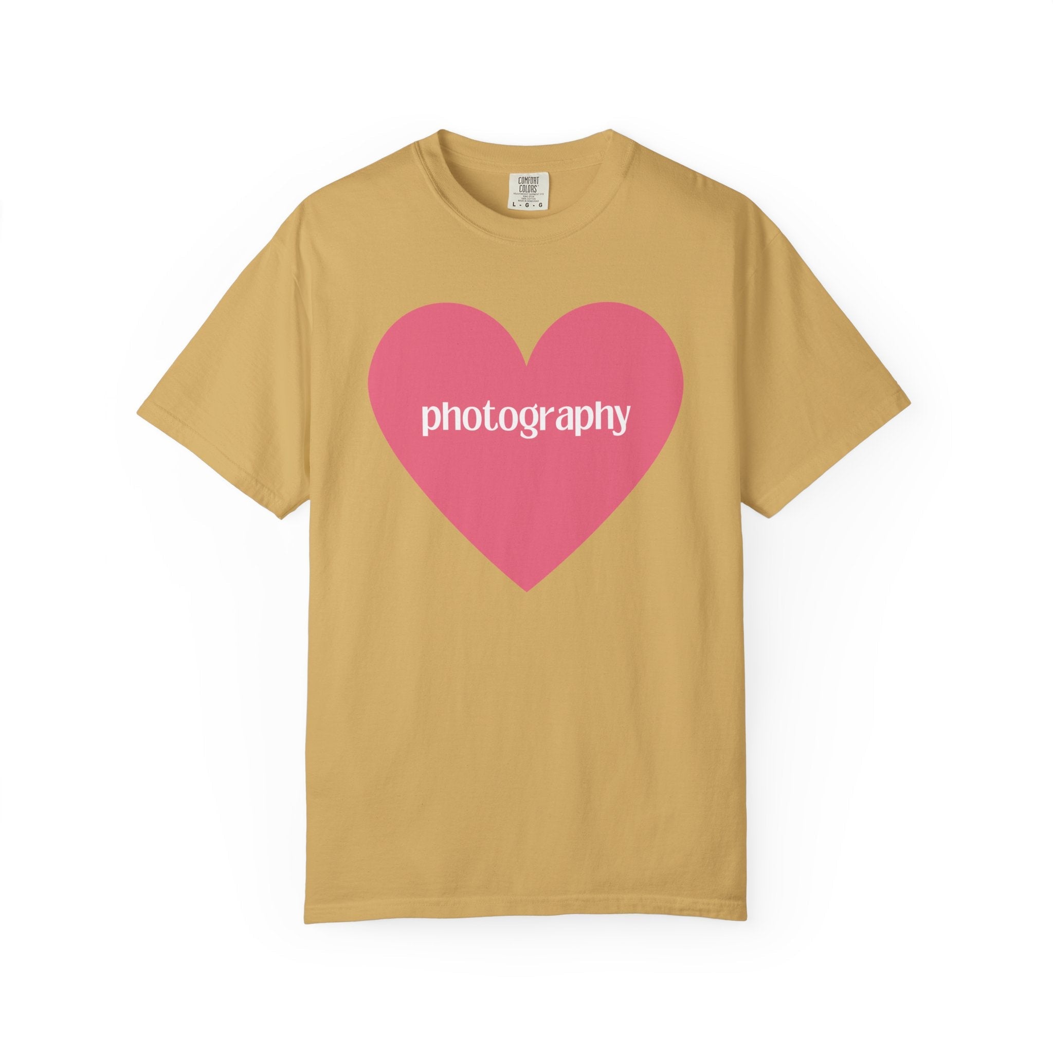 Photography Shirt with Cute Pink Heart - Opal and June