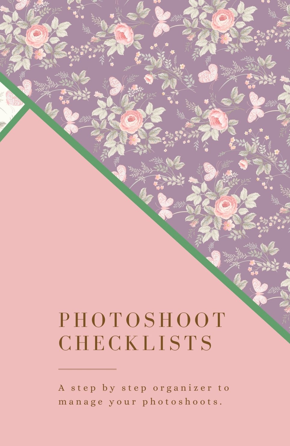 Photoshoot Checklists: Paperback - Opal and June