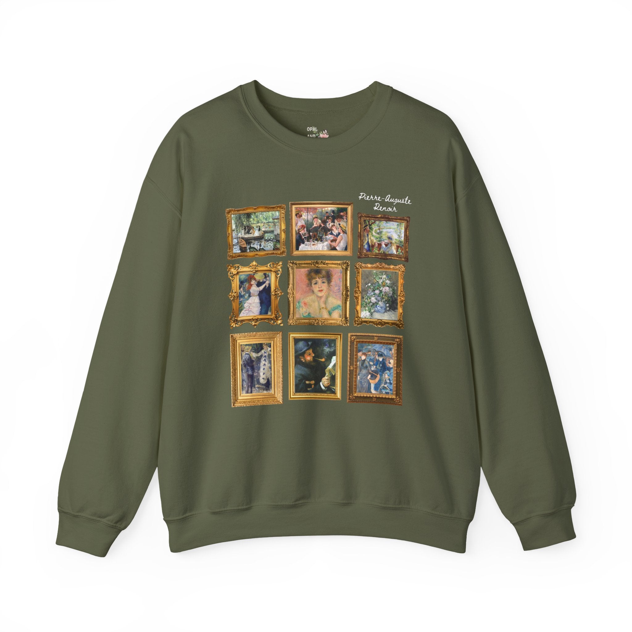 Pierre - Auguste Renoir Famous Paintings Sweatshirt: 19th Century Impressionist Artist Shirt, French Art History, Humanities Professor Gift - Opal and June