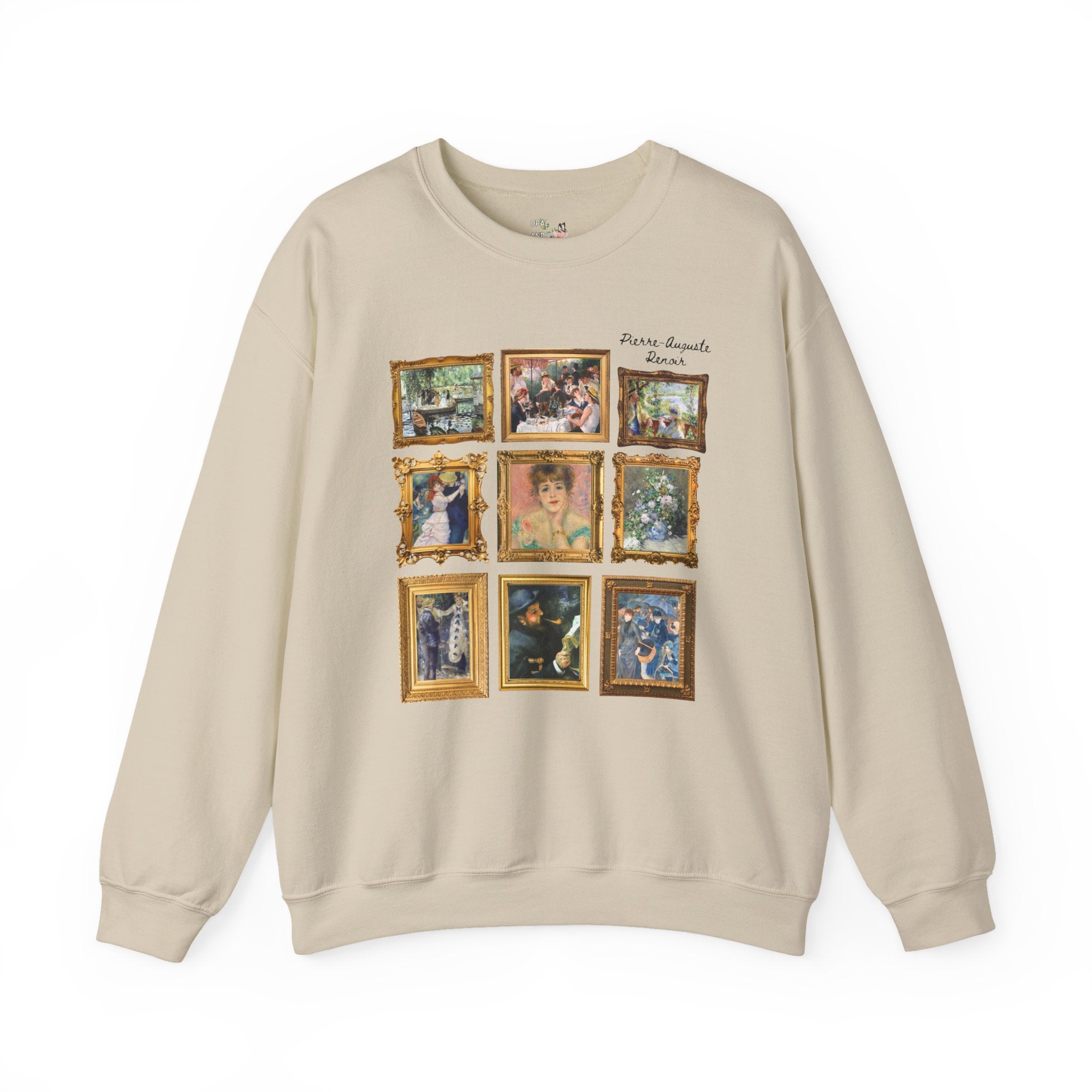 Pierre - Auguste Renoir Famous Paintings Sweatshirt: 19th Century Impressionist Artist Shirt, French Art History, Humanities Professor Gift - Opal and June