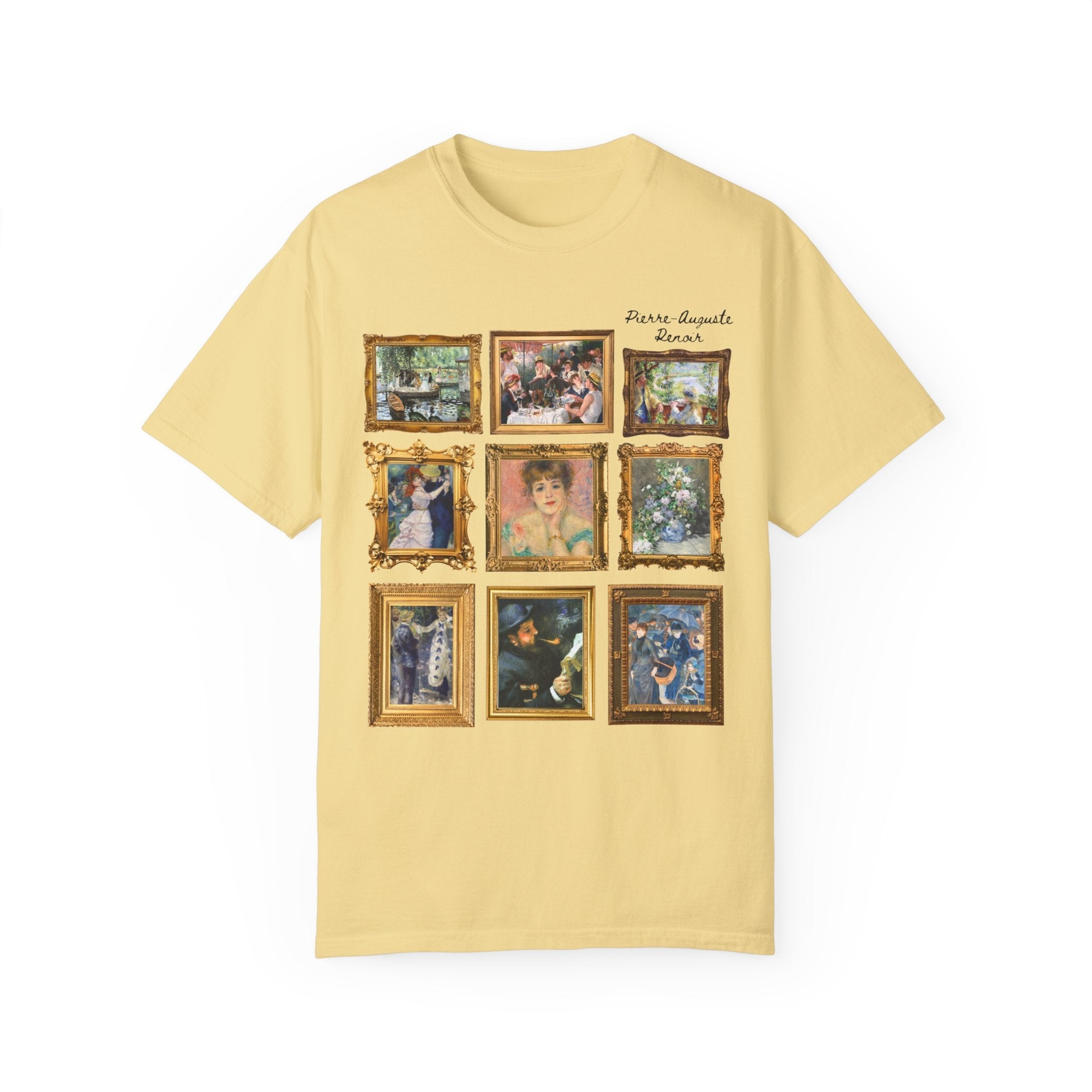 Pierre - Auguste Renoir Famous Paintings Tee Shirt: 19th Century Impressionist Artist T-Shirt, French Art History, Humanities Professor Tee - Opal and June