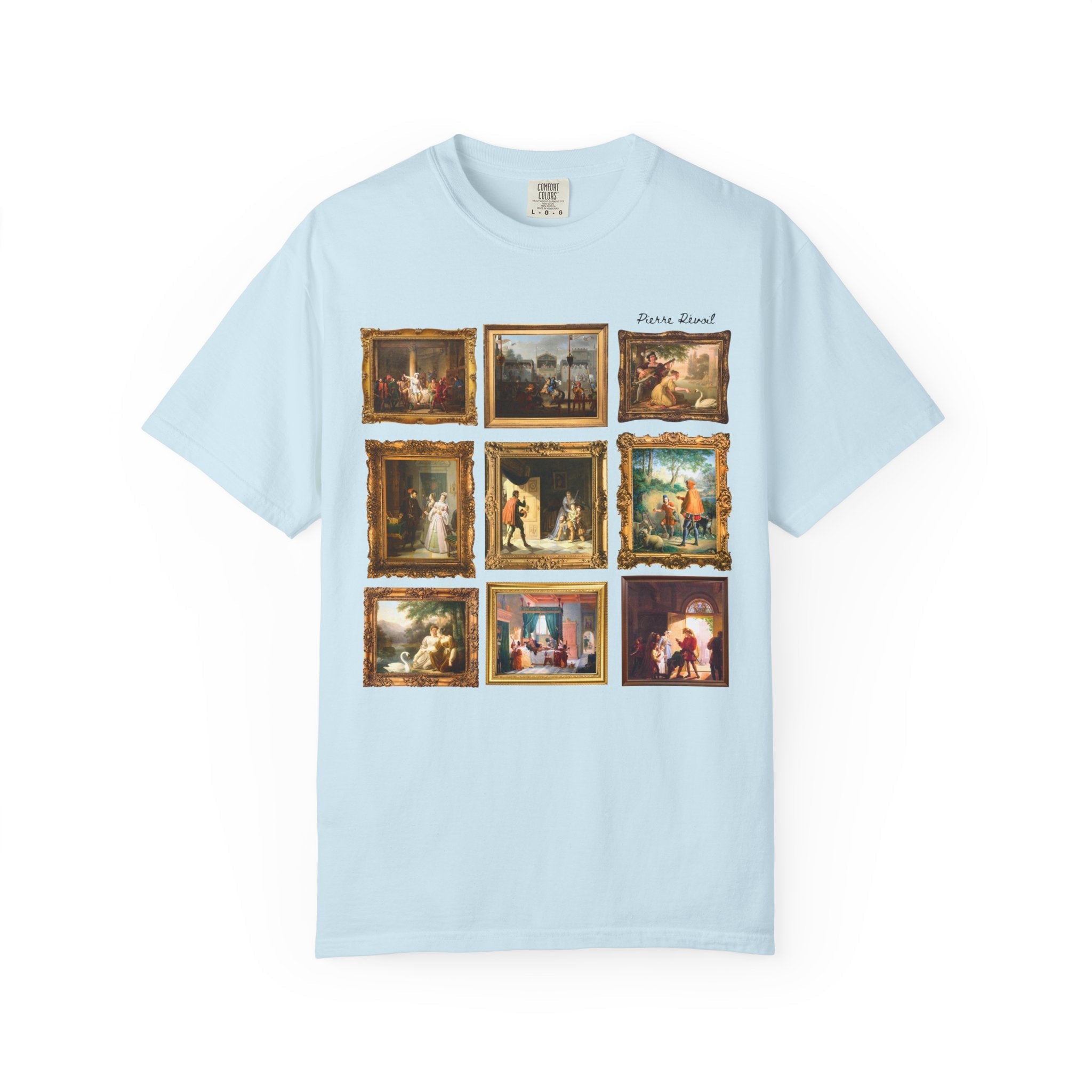 Pierre Révoil Art History Tee Shirt, French Art History, Romanticism 19th Century European Art Movement, Museum Lover Gift, Famous Paintings - Opal and June