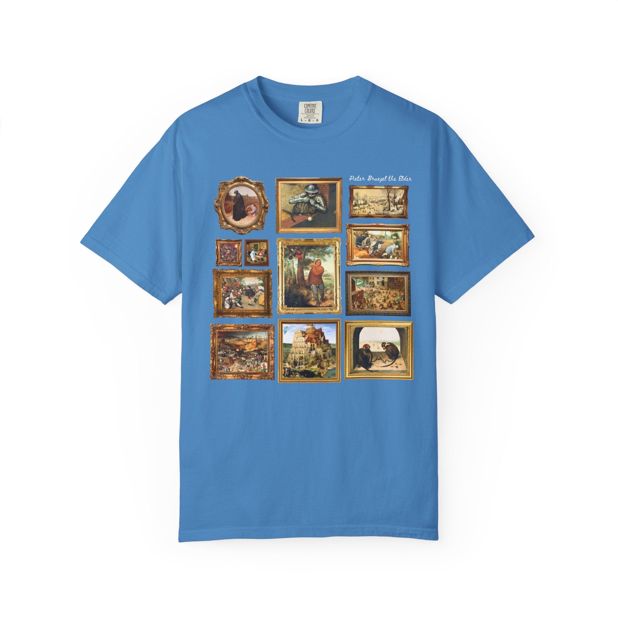 Pieter Bruegel the Elder Art History T-Shirt, Dutch and Flemish Renaissance Famous Paintings, The Tower of Babel Painting, Art History Buff - Opal and June