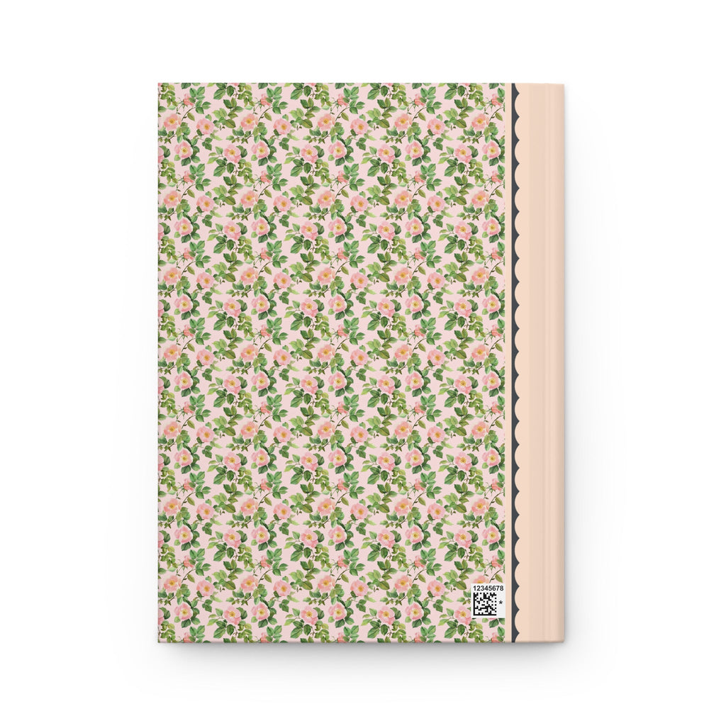 Pink Floral Notebook with Roses - Opal and June