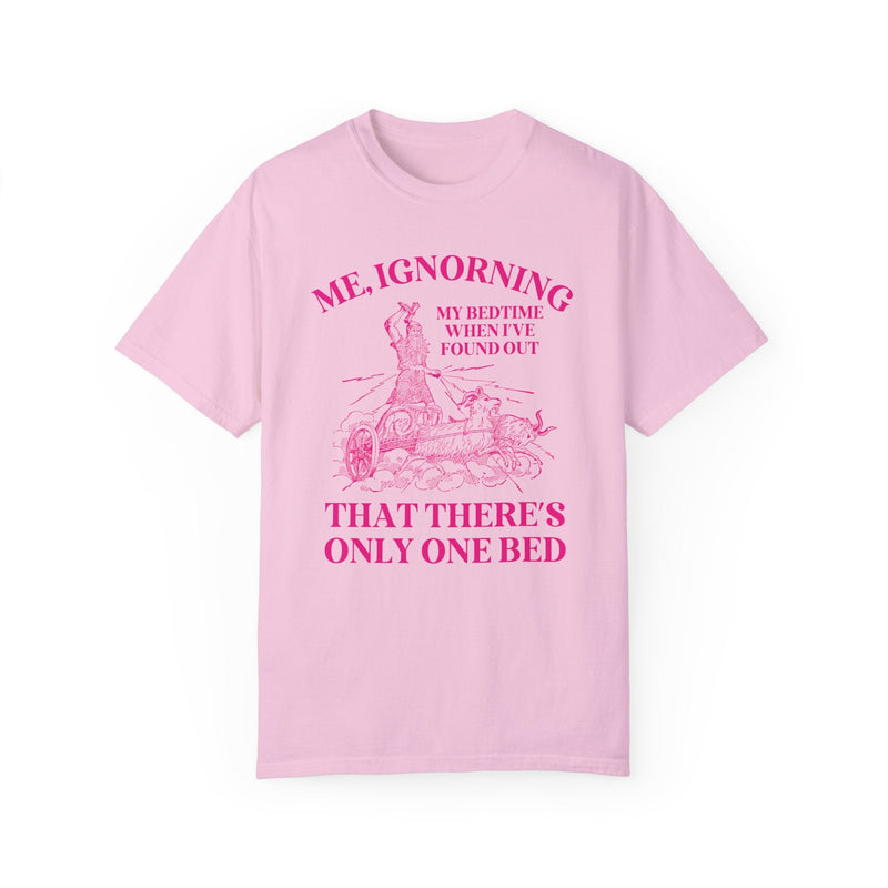 Pink Text Only One Bed Tee - Opal and June