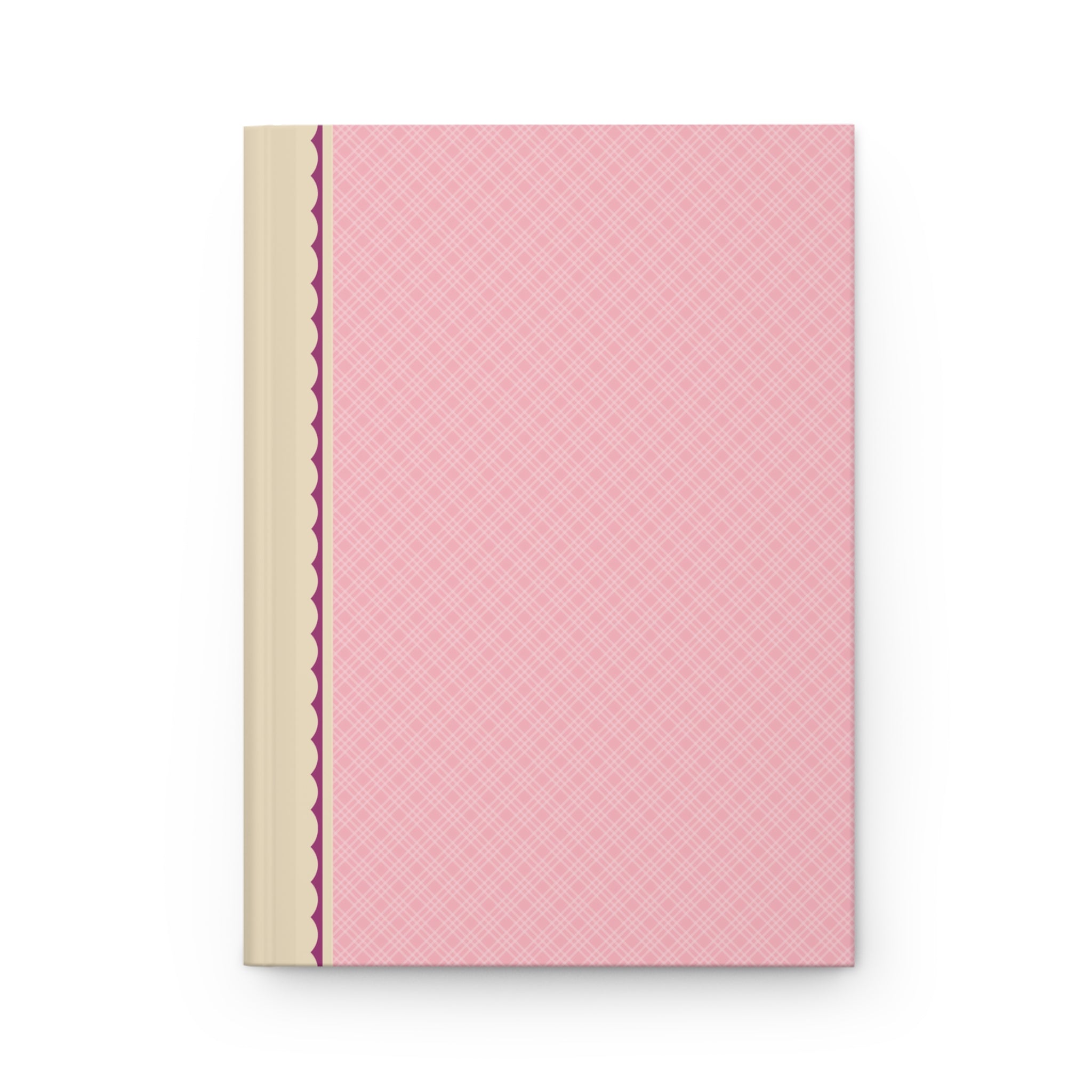 Plaid Notebook with Bows: Pink - Opal and June