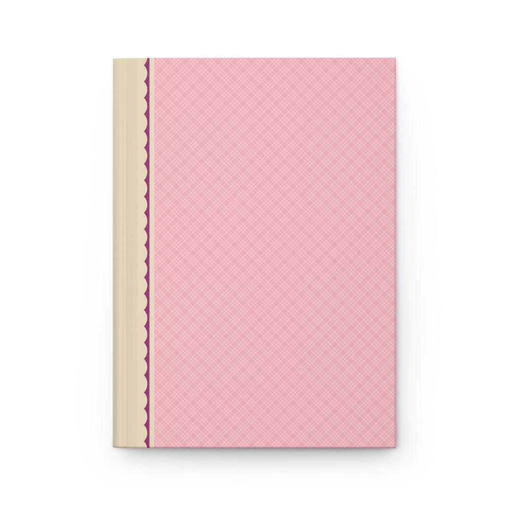 Plaid Notebook with Bows: Pink - Opal and June