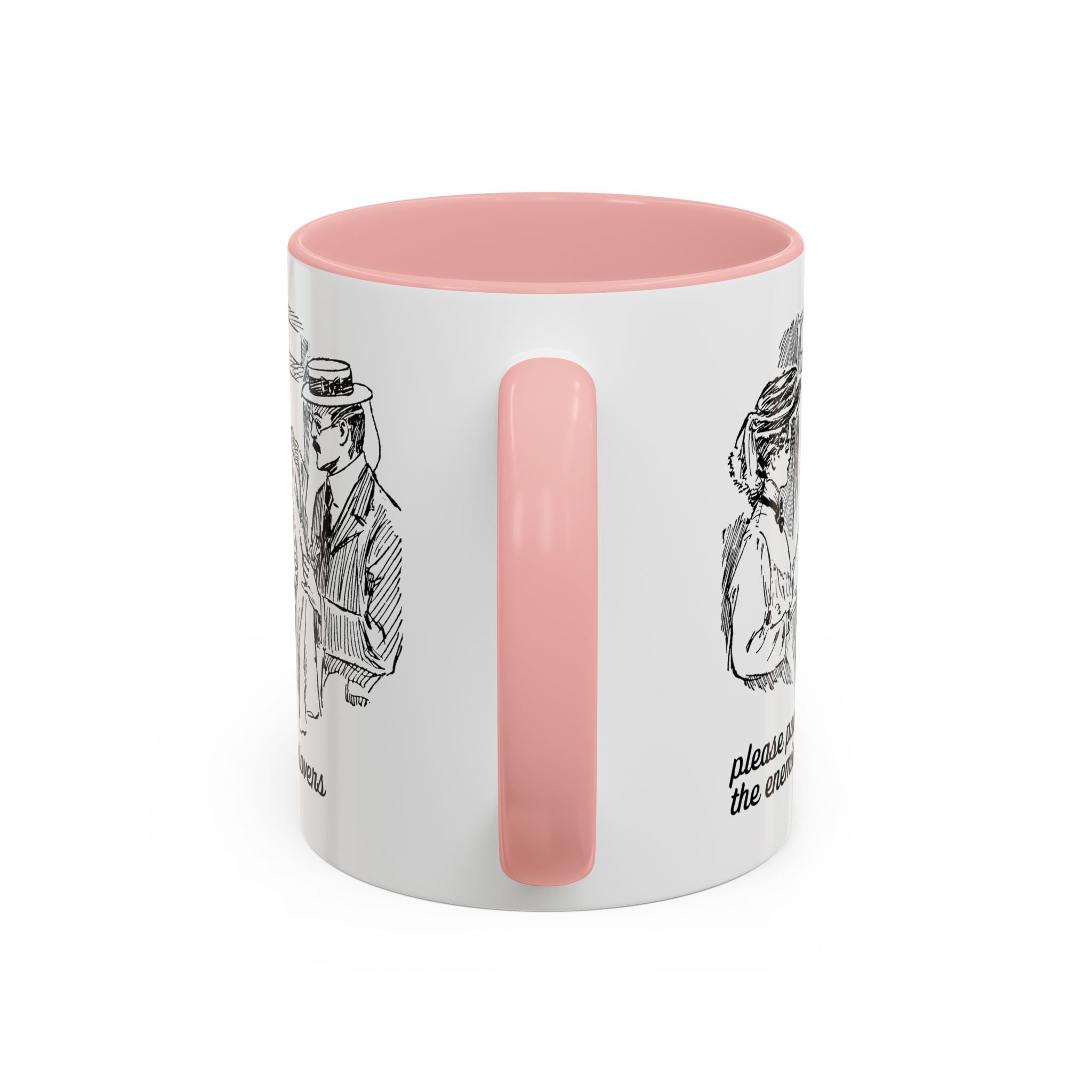 Please Pass the Enemies to Lovers Coffee Mug: Romance Reader Gift Historical Fiction Bookworm | Silly Romance Tropes Mug, Bookish Gift Idea - Opal and June