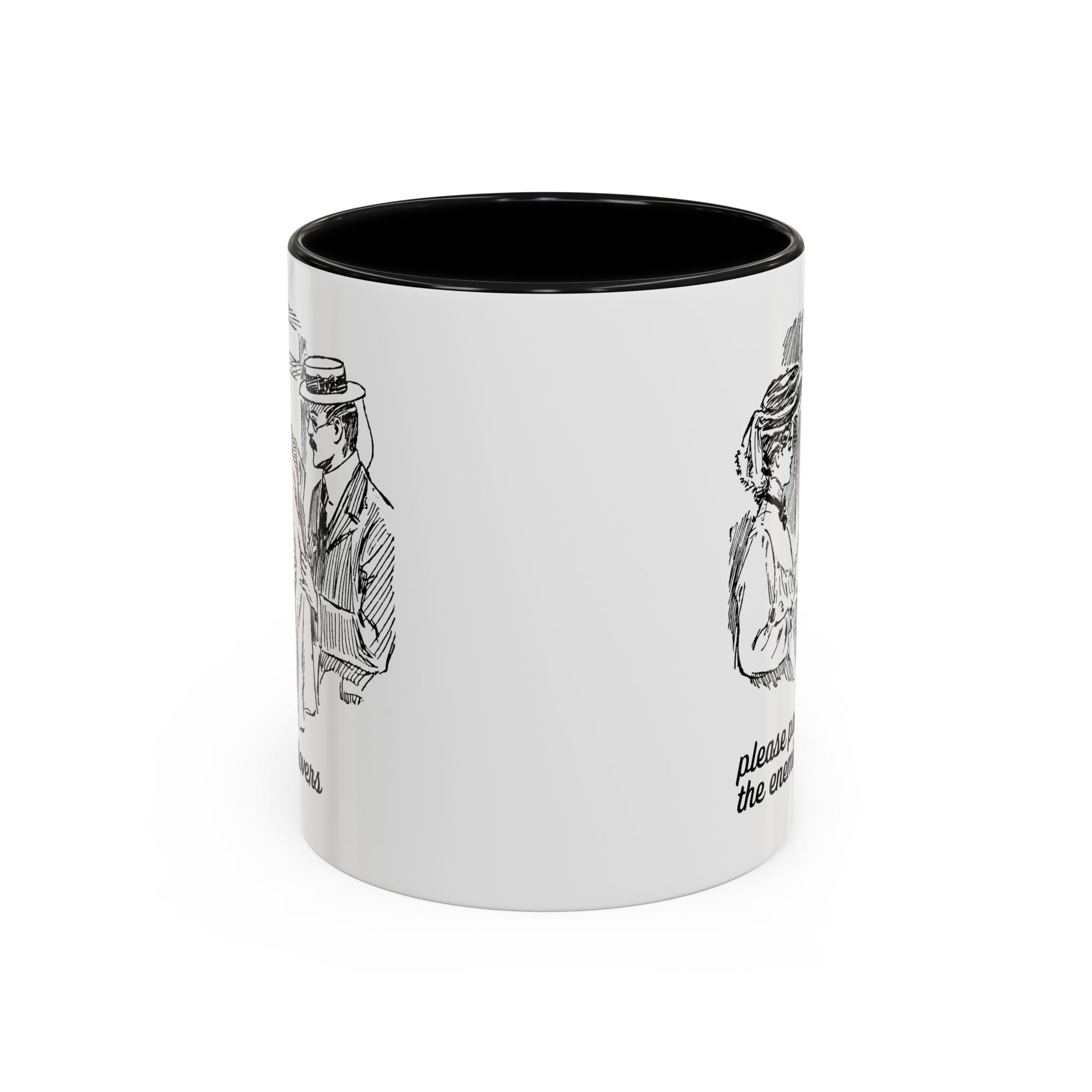 Please Pass the Enemies to Lovers Coffee Mug: Romance Reader Gift Historical Fiction Bookworm | Silly Romance Tropes Mug, Bookish Gift Idea - Opal and June